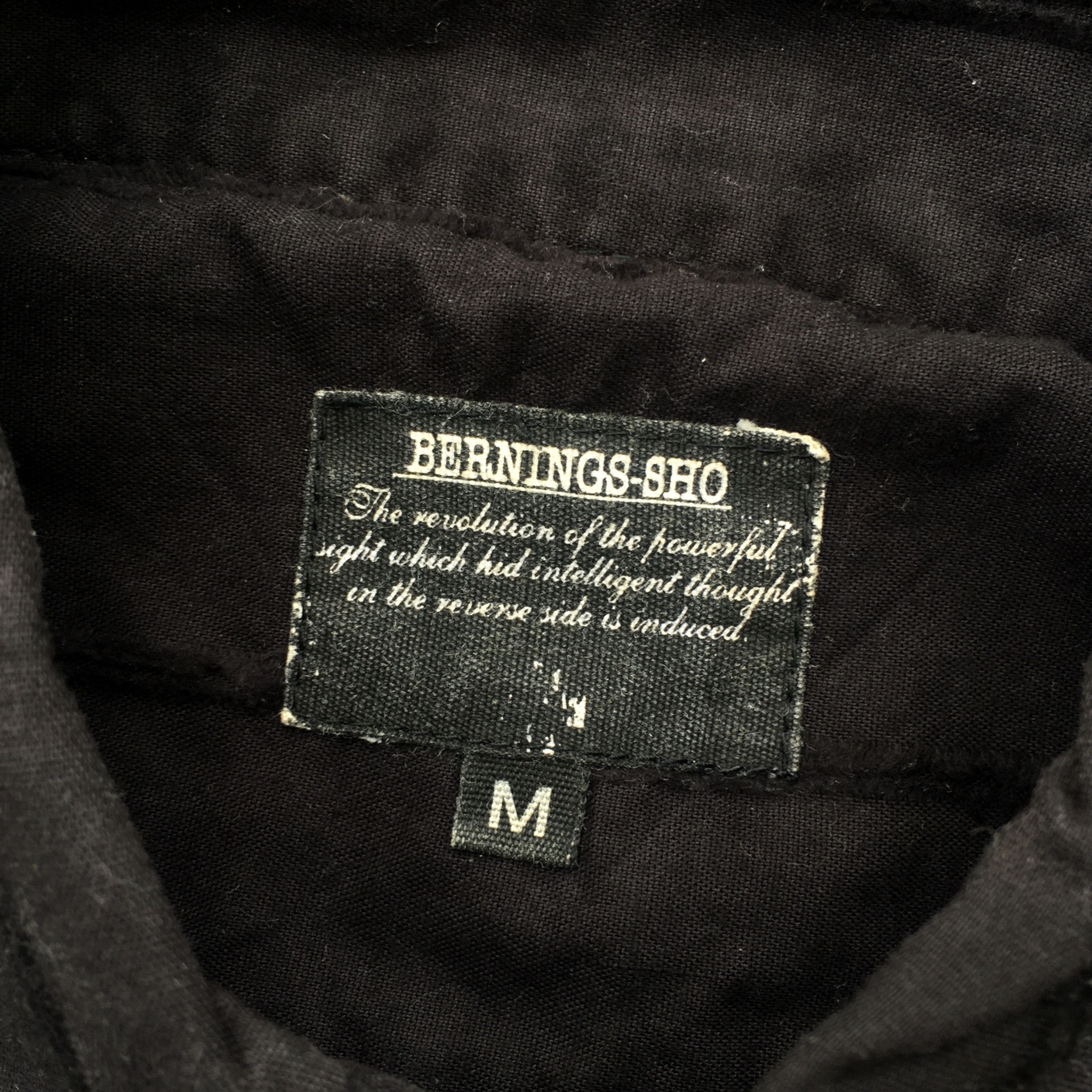 Japanese Brand Bernings sho poem shirt distressed Size US M / EU 48-50 / 2 - 7 Thumbnail