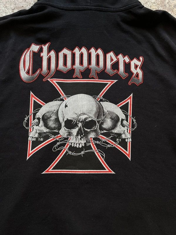 Fruit Of The Loom West Coast Choppers x Fruit of the Loom Skulls Zip Hoodie Size US XXL / EU 58 / 5 - 2 Thumbnail