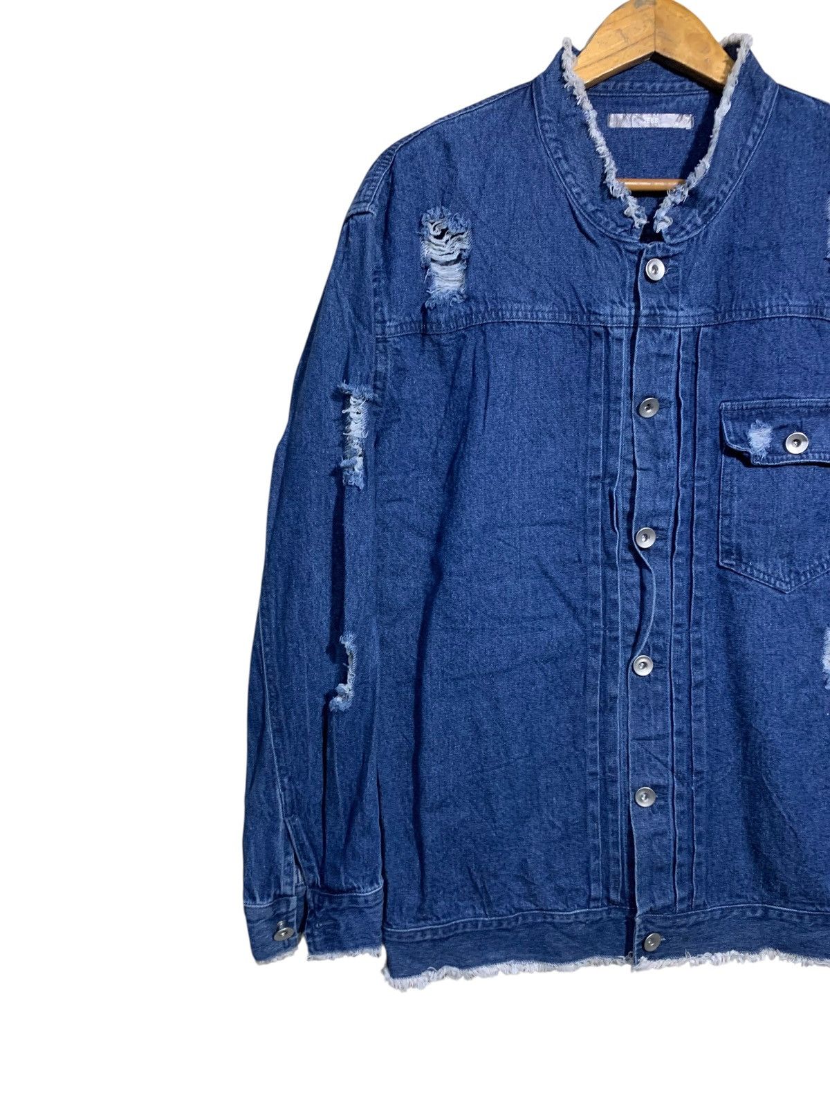 Japanese Brand 🔥TESS DENIM TEARS BLUE JACKETS Size US L / EU 52-54 / 3 - 2 Thumbnail