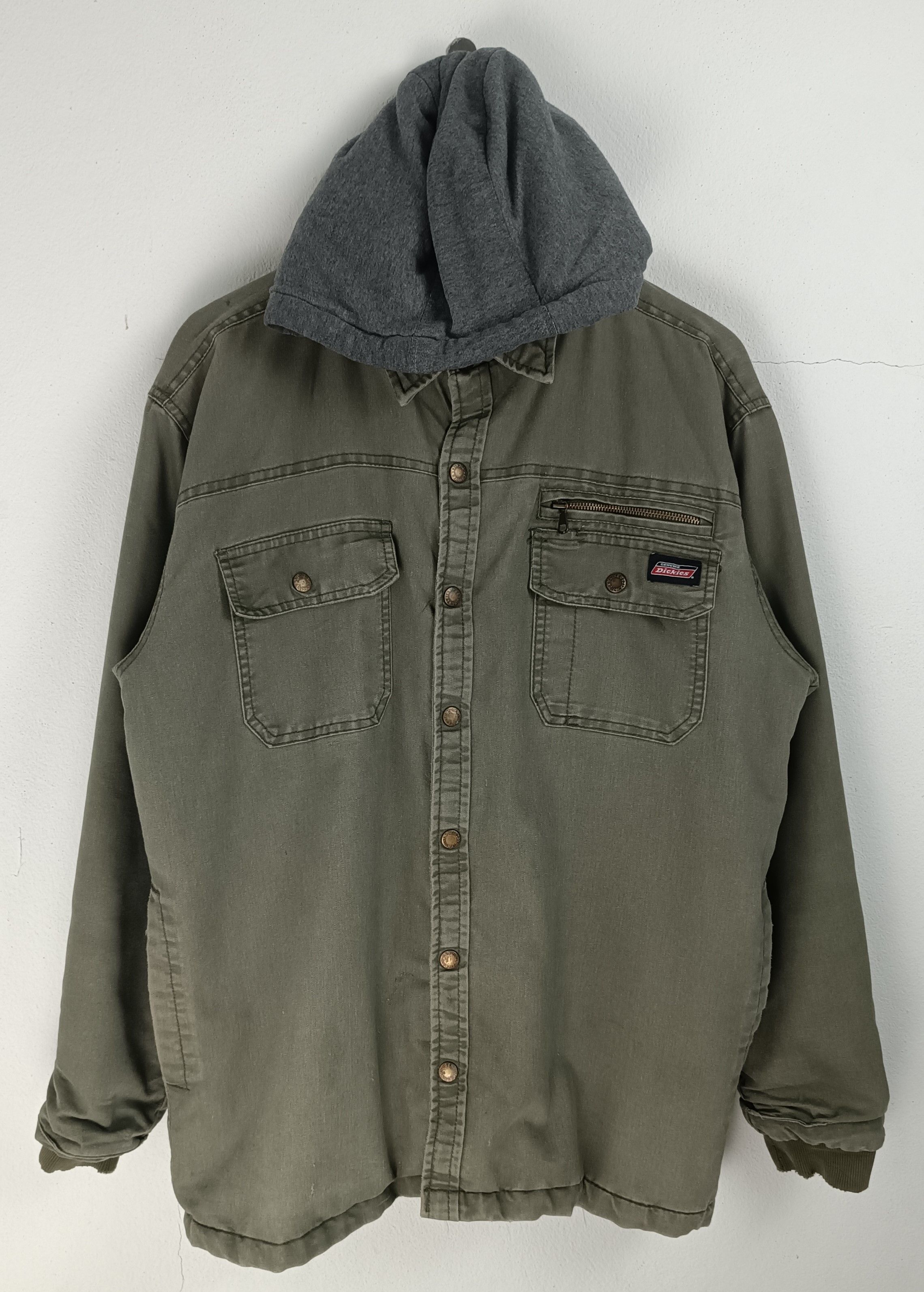 Dickies THRASHED FADED VINTAGE DICKIES HOODED DUCK QUILTED JACKET Size US L / EU 52-54 / 3 - 3 Thumbnail