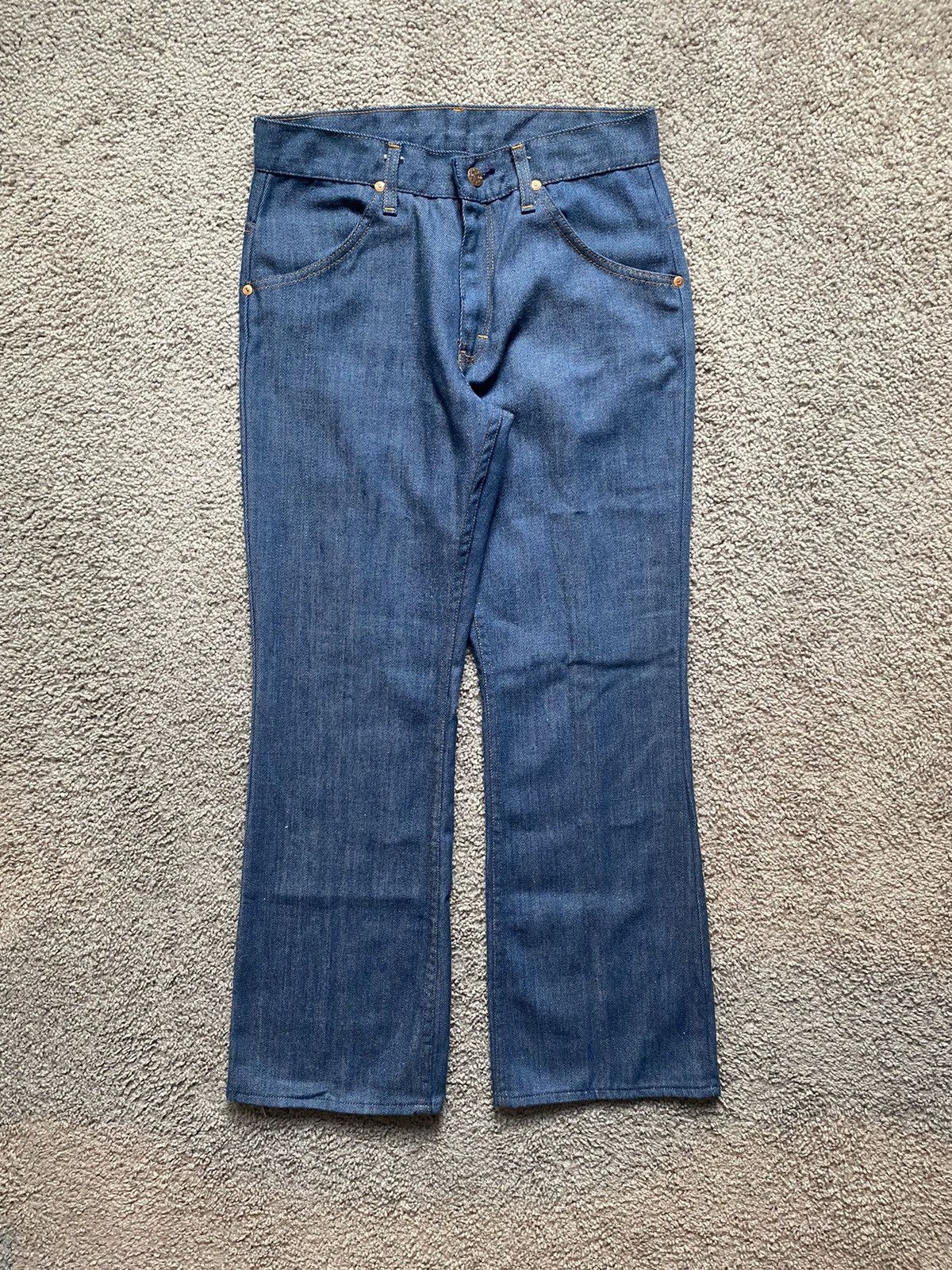 Vintage Vintage 70s Bell Bottom Hippie Jeans Size 29" - 1 Thumbnail