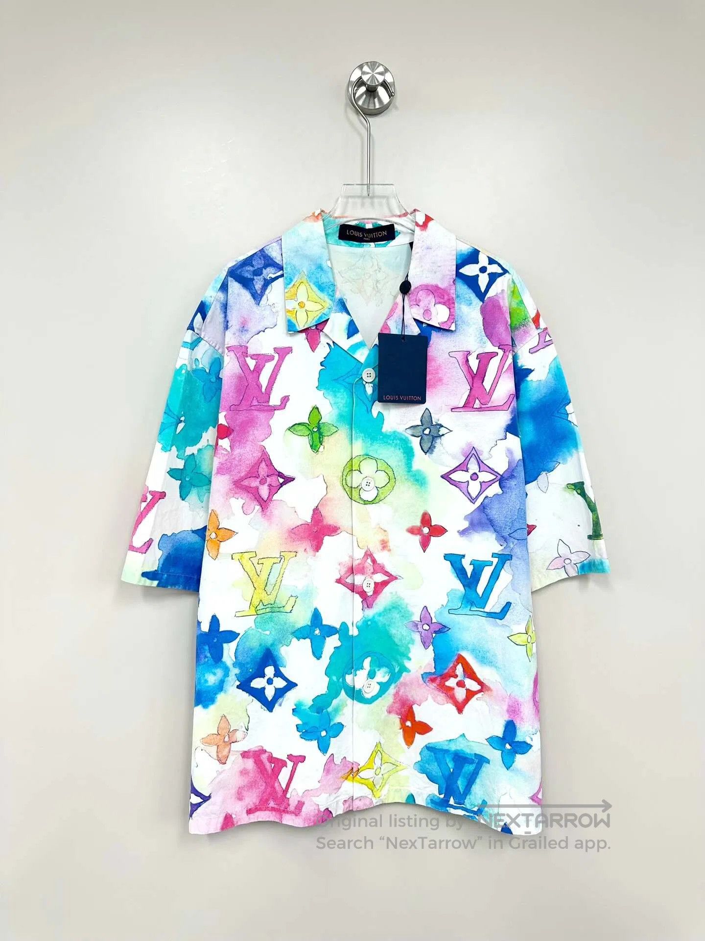 Louis Vuitton Louis Vuitton Ink Wash Tie Dye Shirt Short Sleeve| Size US XL / EU 56 / 4 - 1 Thumbnail