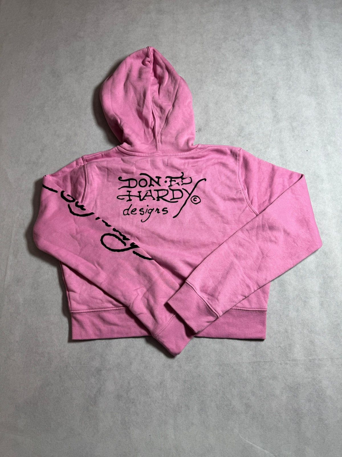 Ed Hardy Ed Hardy Women’s Pink Zipper Hoodie (Unworn) Size XL / US 12-14 / IT 48-50 - 2 Thumbnail