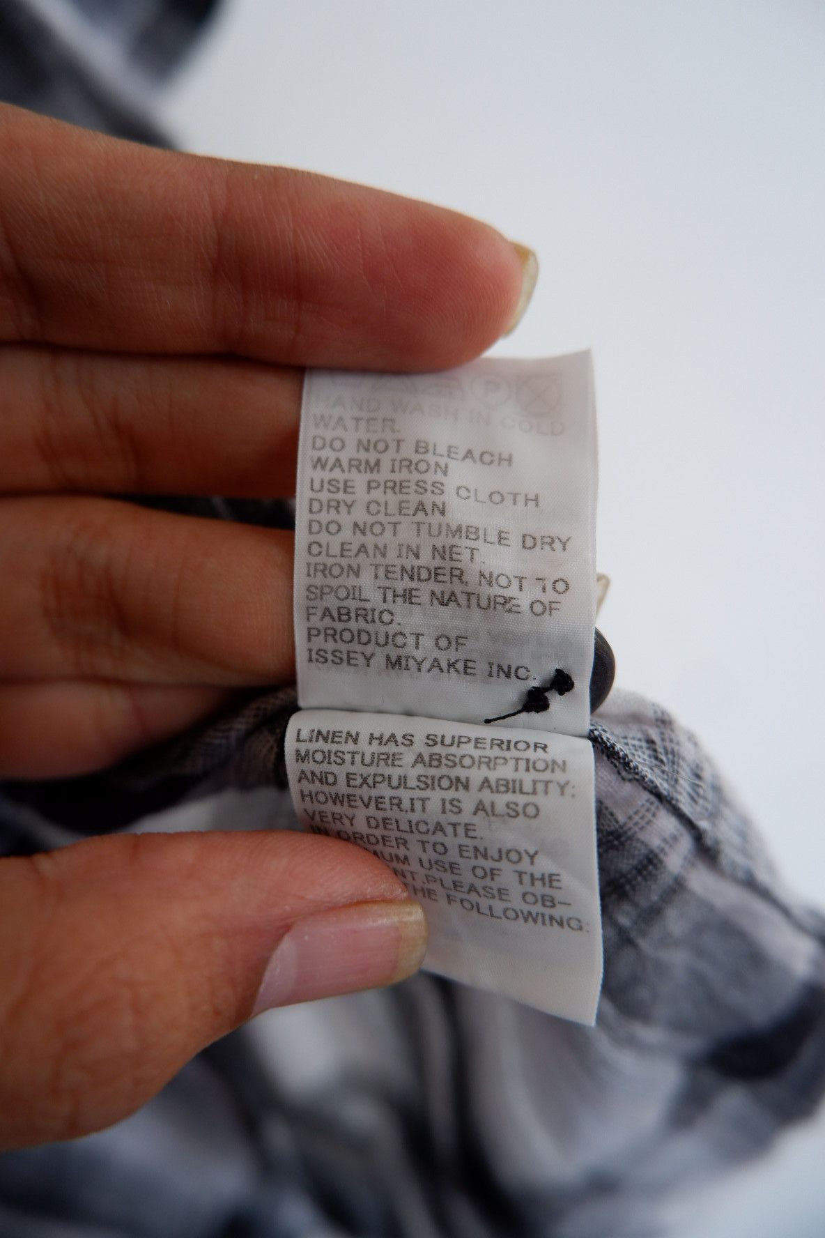 Issey Miyake Issey Miyake Men Linen Mandarin Collar Shirt Size US M / EU 48-50 / 2 - 8 Thumbnail