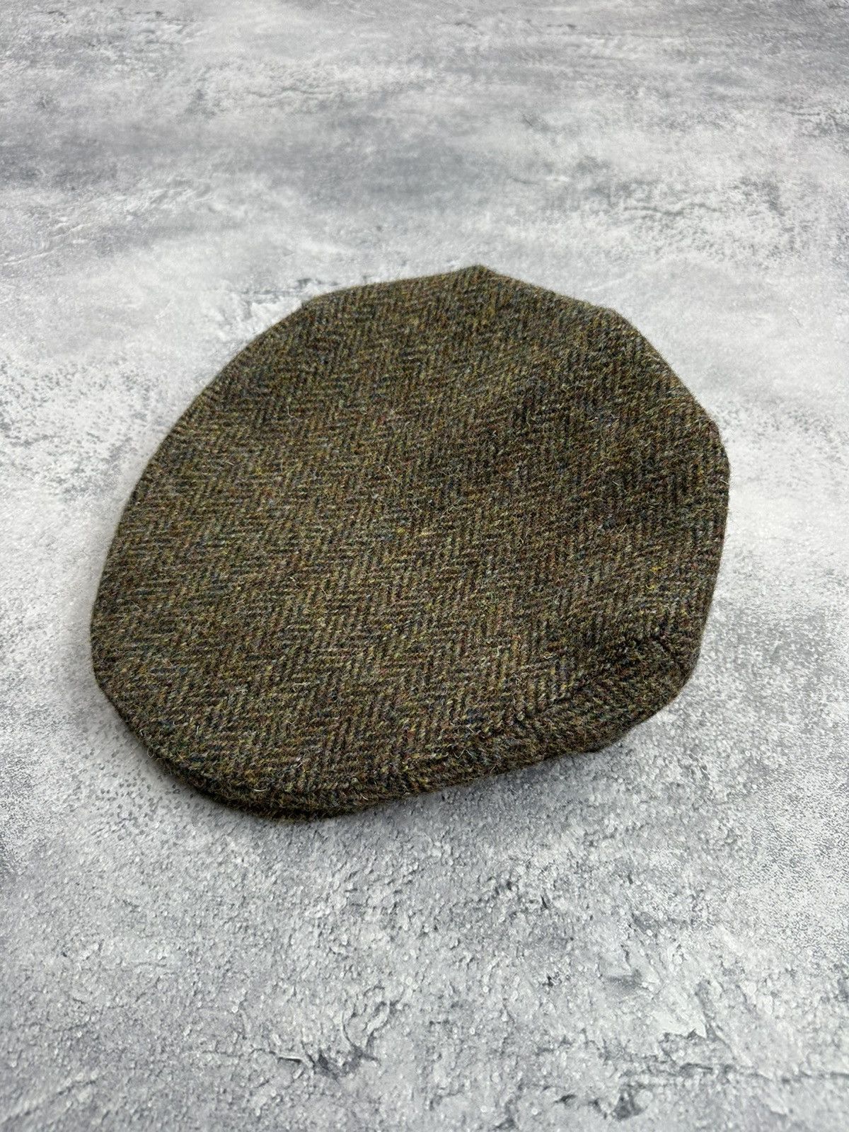 Harris Tweed Vintage Harris Tweed Wool Flat Cap Bond Bakerboy Y2K Hat M Size ONE SIZE - 3 Thumbnail
