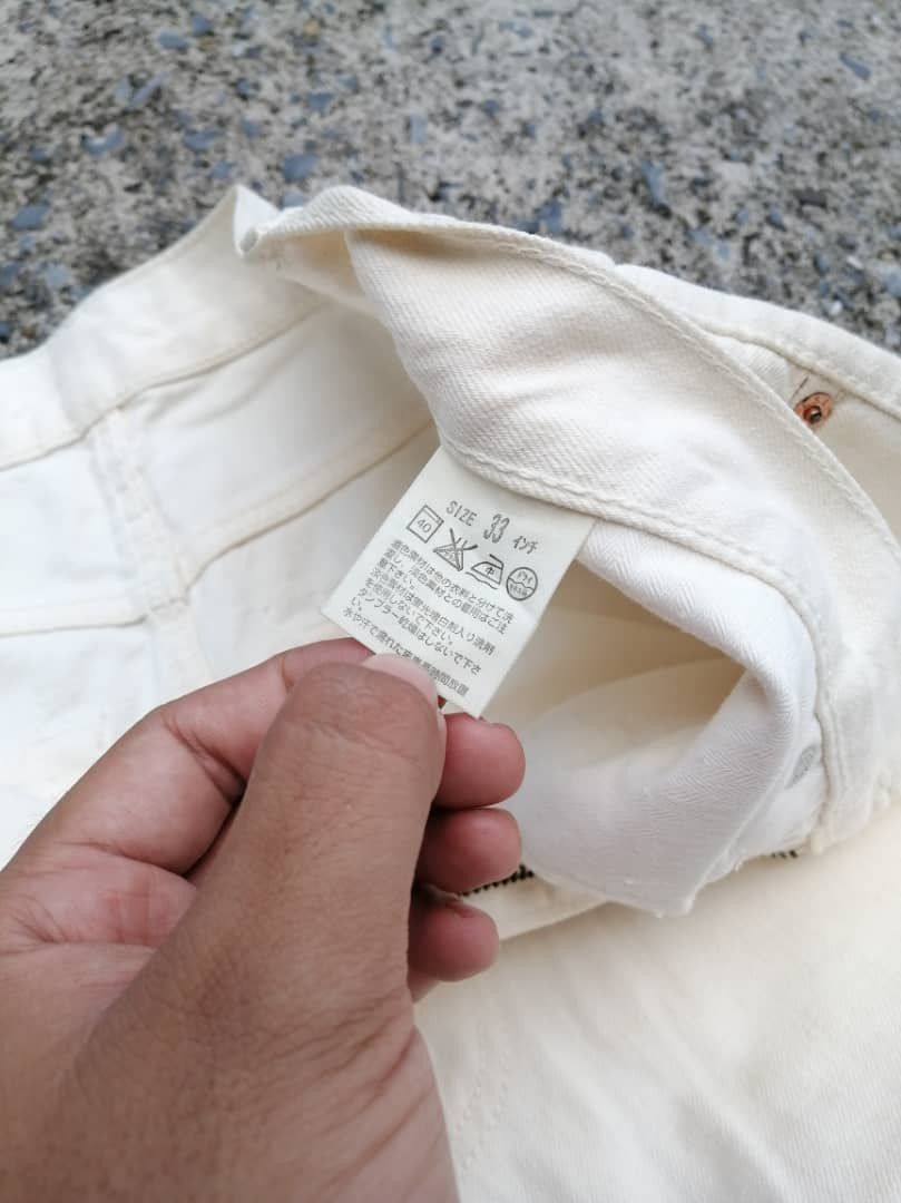 Levi's × Levi's Vintage Clothing Levi's Strauss 702 White Pants Size US 33 - 7 Thumbnail