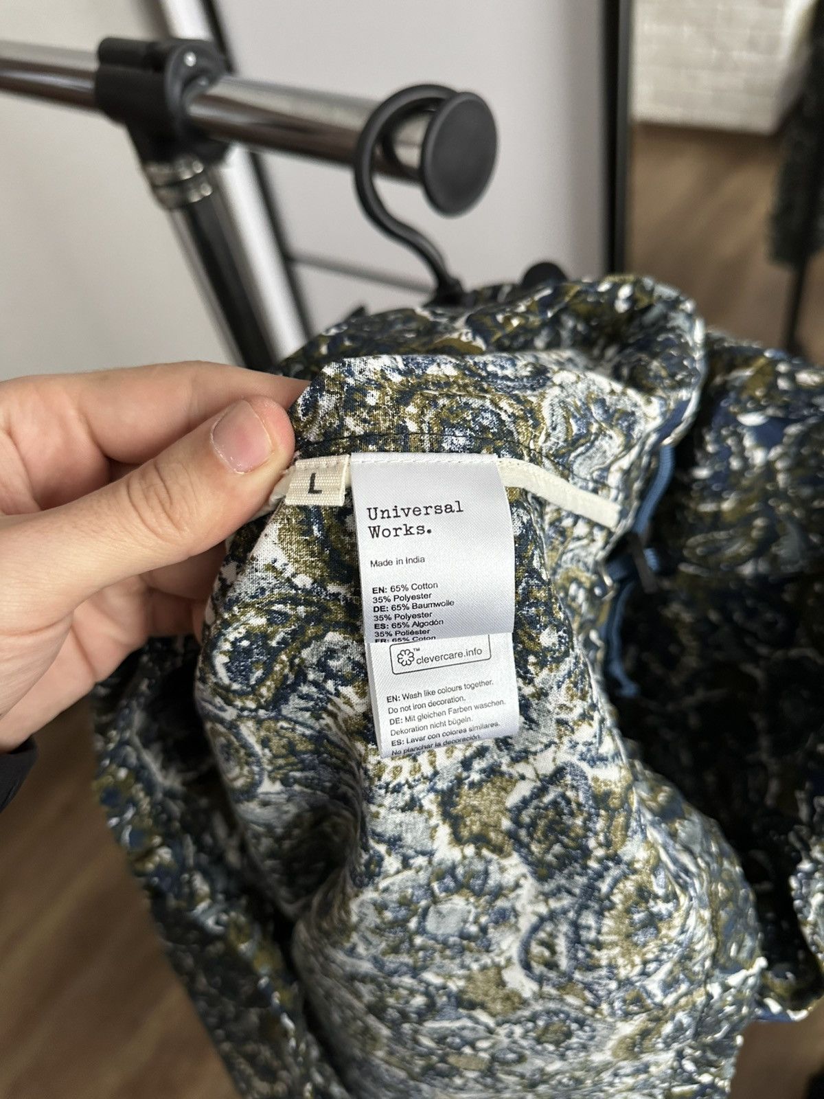 Universal Works Universal Works Navy Artist Anorak Jacket NEW Size US L / EU 52-54 / 3 - 14 Thumbnail