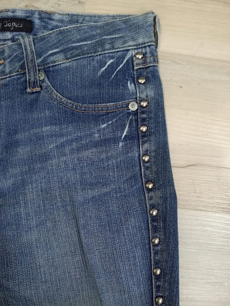 Japanese Brand Daily Tropics flared distressed jeans Size US 30 / EU 46 - 5 Thumbnail