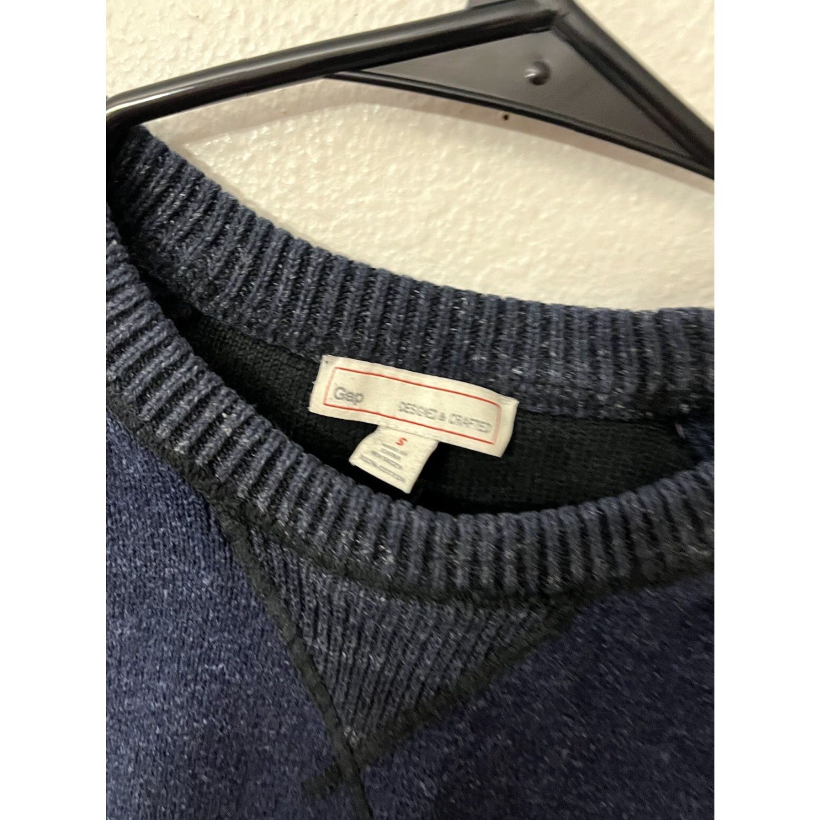 Gap VINTAGE Gap Sweater Mens Small Blue Pullover Solid Fleece Crew Neck Outdoor S Regular Size US S / EU 44-46 / 1 - 2 Thumbnail