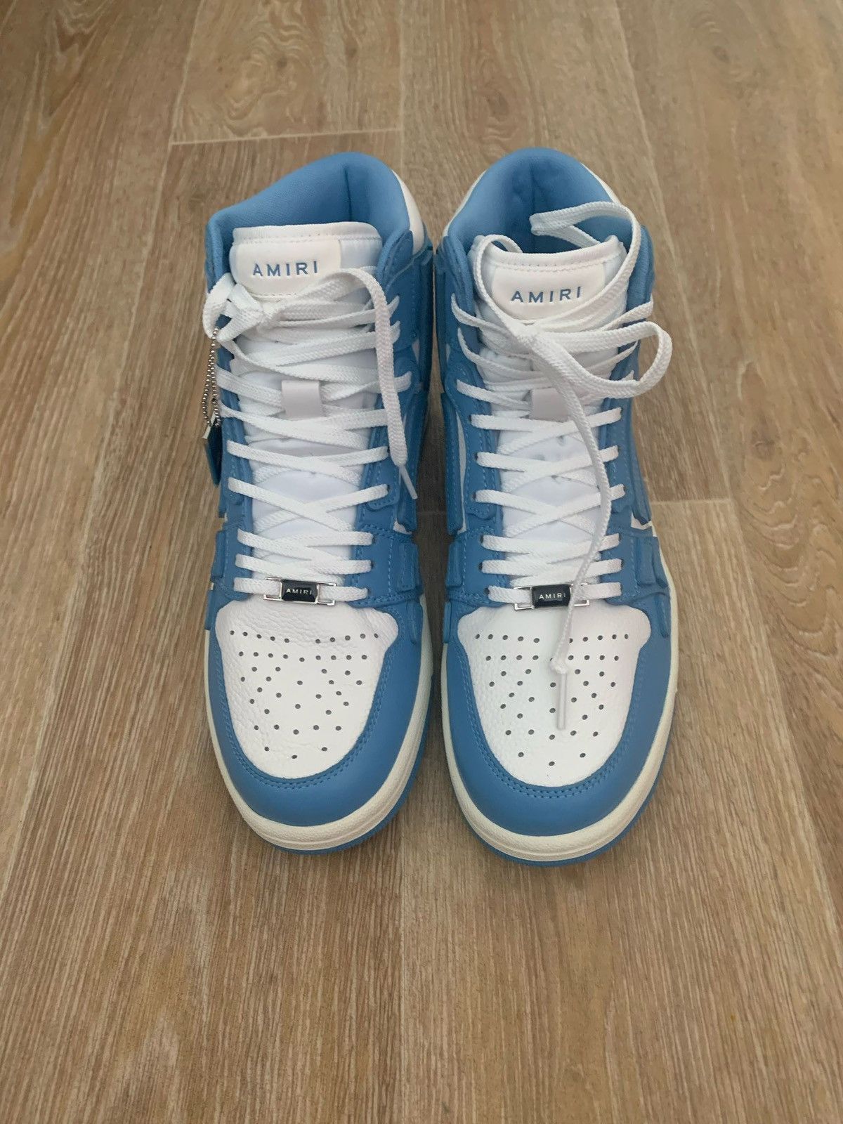 Amiri SKEL-HI white blue sneaker