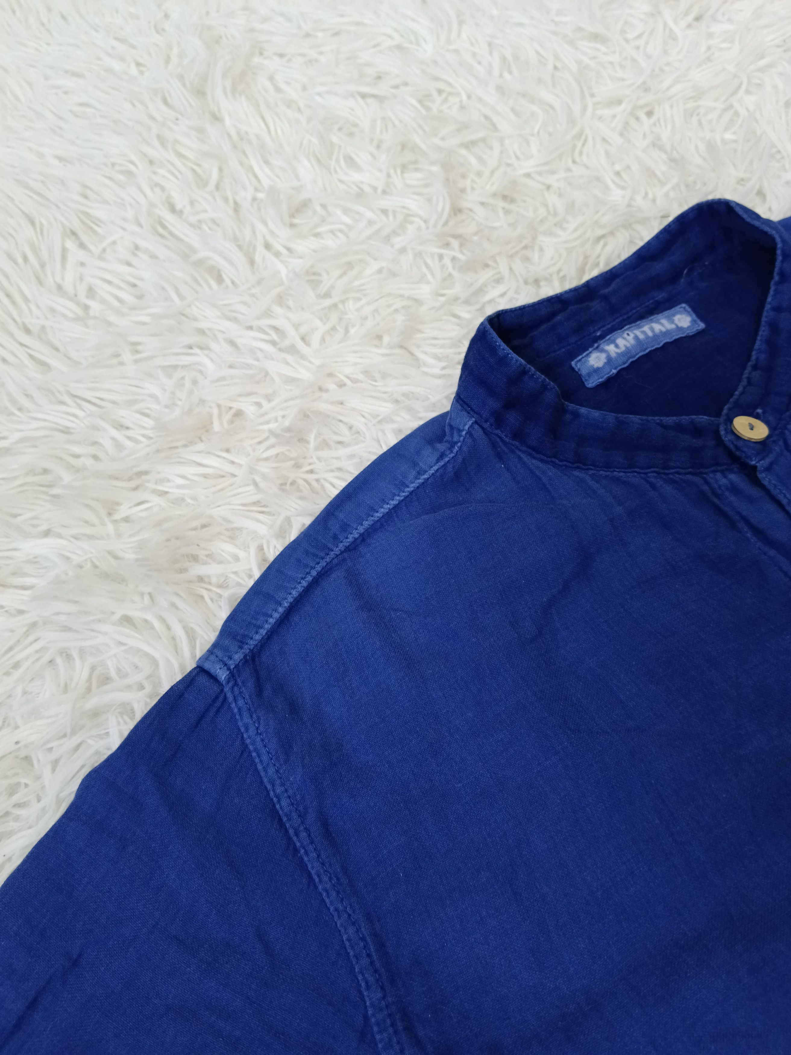 Kapital KAPITAL BLUE INDIGO BUTTON UP Size US S / EU 44-46 / 1 - 4 Thumbnail