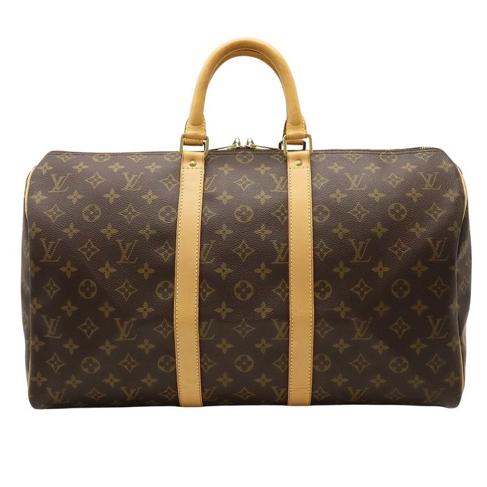 LOUIS VUITTON Monogram Sac Sport Travel Boston Bag M41444 LV Auth