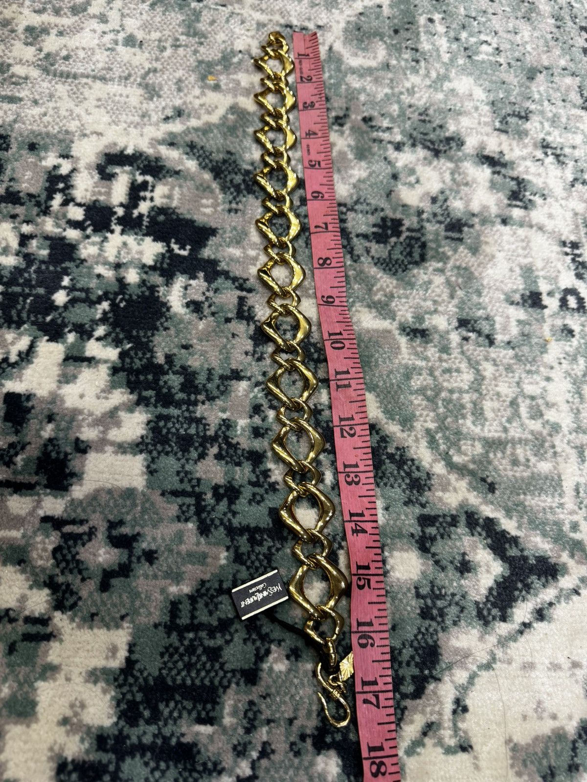 Yves Saint Laurent VINTAGE YSL YVES SAINT LAURENT NECKLACE CHAIN LINK LARGE Size ONE SIZE - 4 Thumbnail