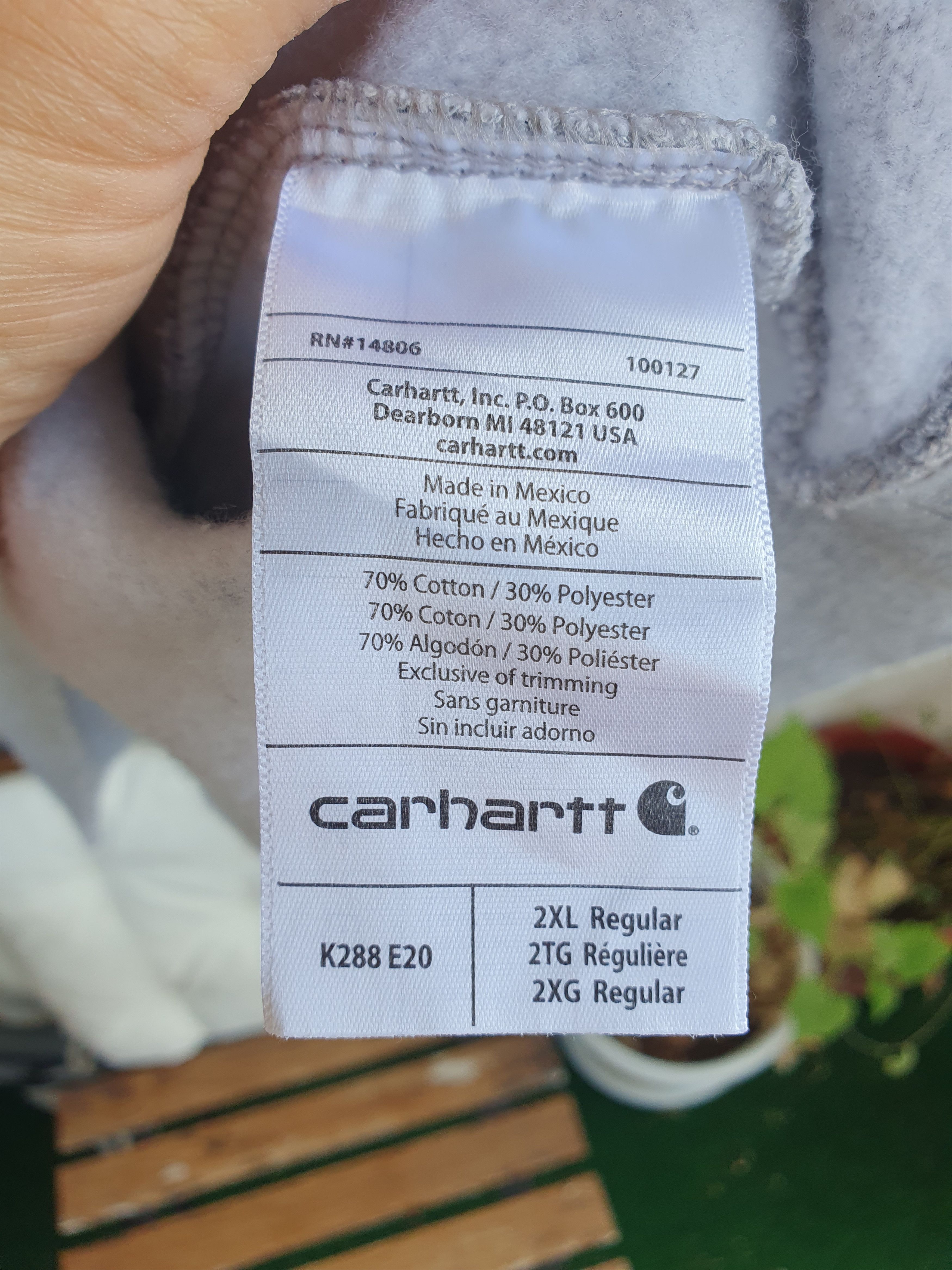 Carhartt Carhartt Hoodie Loose Fit K288 E20 Kingswood Sleeve Logo 2XL Size US XXL / EU 58 / 5 - 3 Thumbnail
