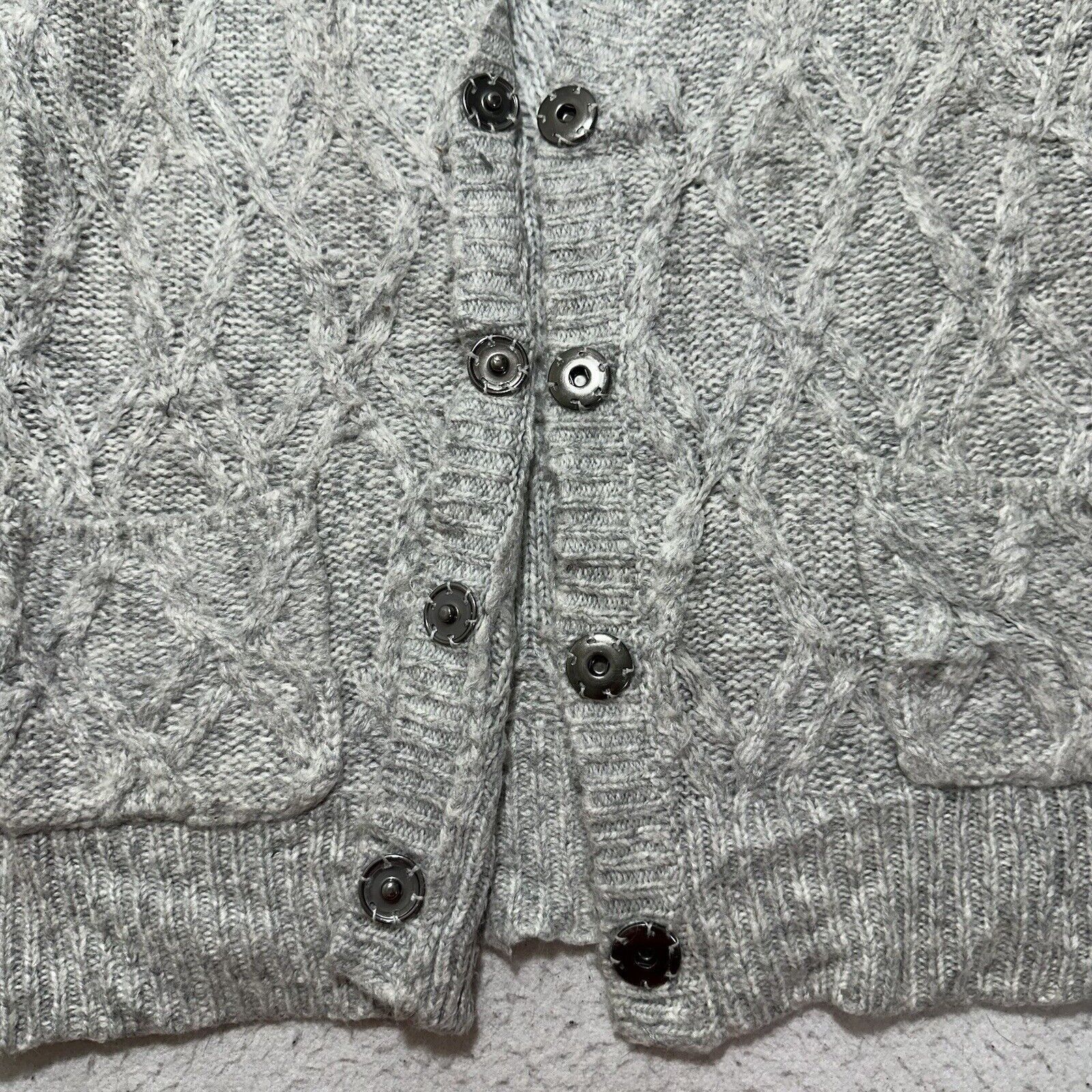 Sanctuary Sanctuary XS Snap Button Down Cardigan Sweater Wool Alpaca Size XS / US 0-2 / IT 36-38 - 6 Thumbnail