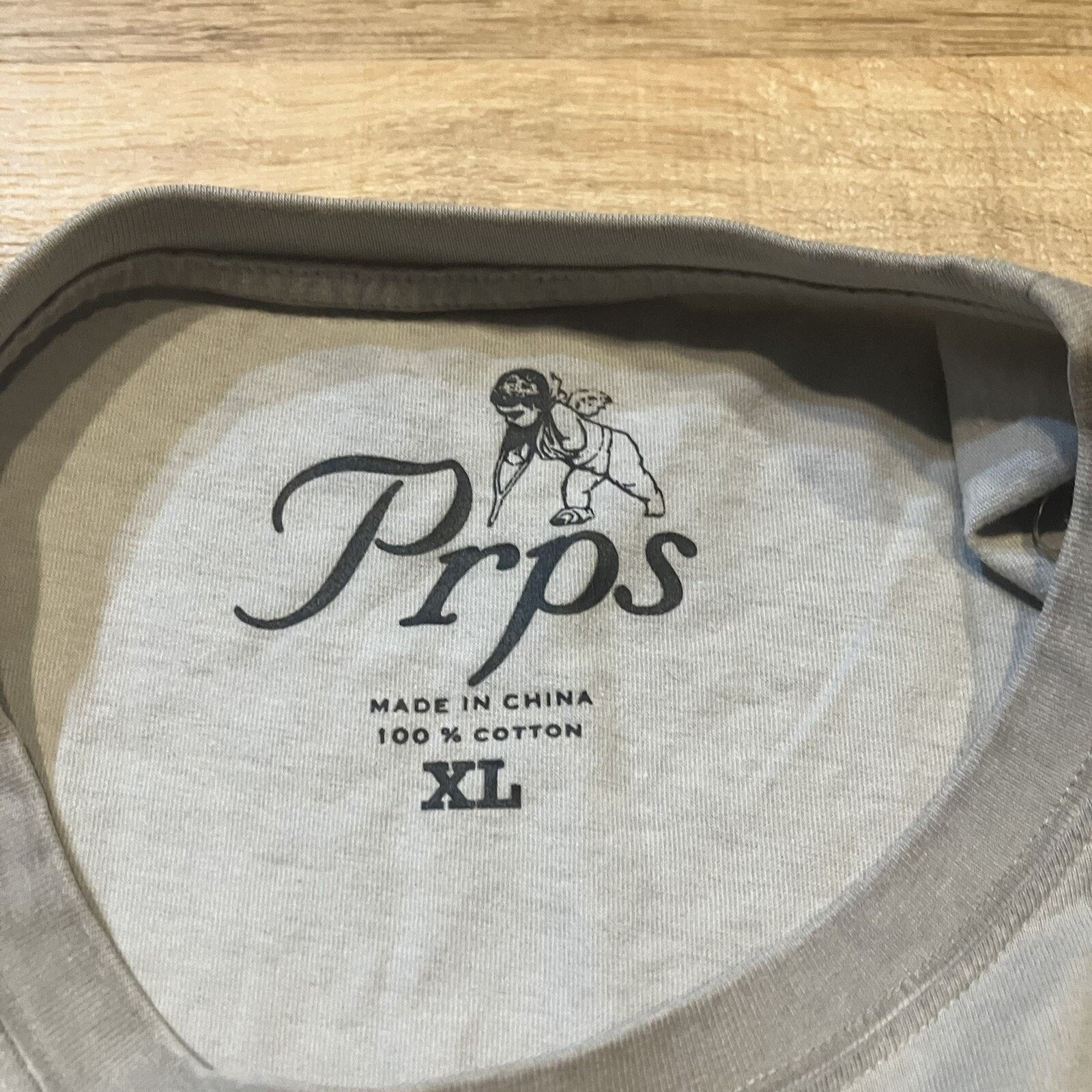 Prps PRPS Goods & Co T-Shirt Vintage Grey Wash NY Japan Original Size US XL / EU 56 / 4 - 7 Thumbnail