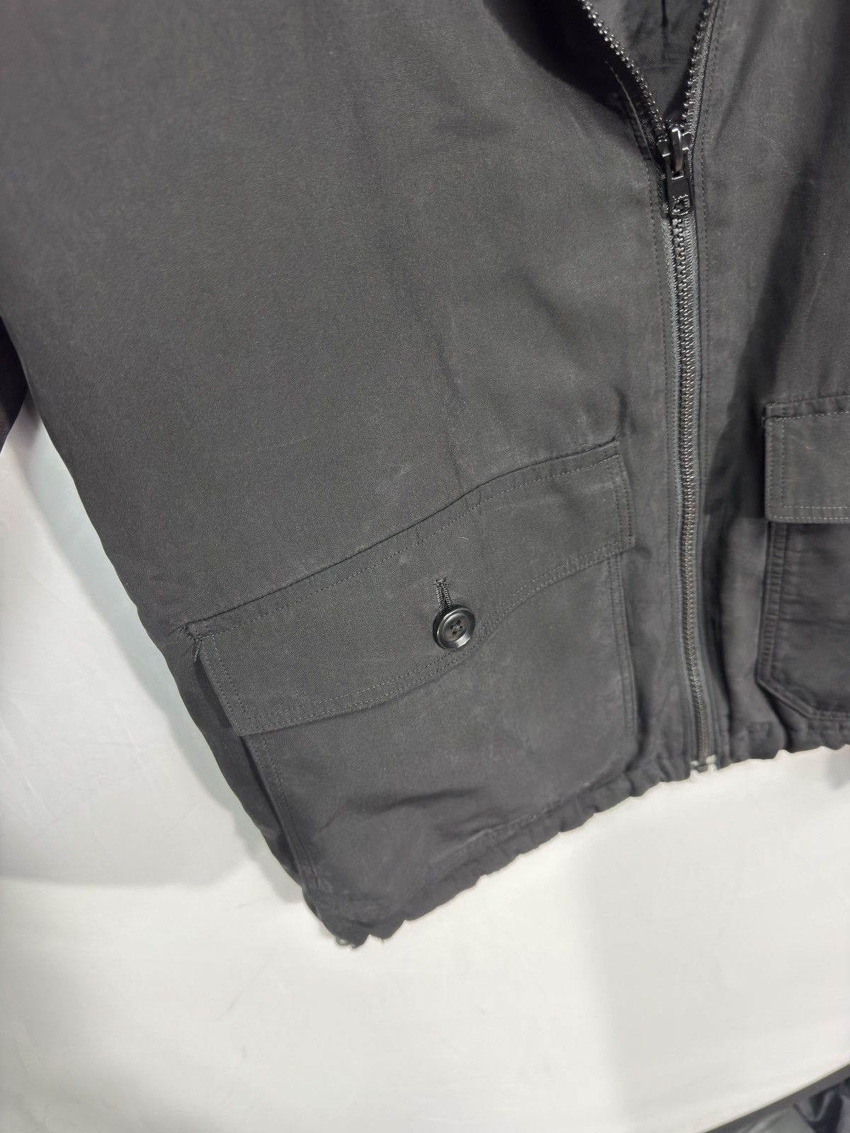 Yohji Yamamoto Yohji Yamamoto AW15 Silk Bomber Jacket Cropped Boxy Size US M / EU 48-50 / 2 - 9 Thumbnail