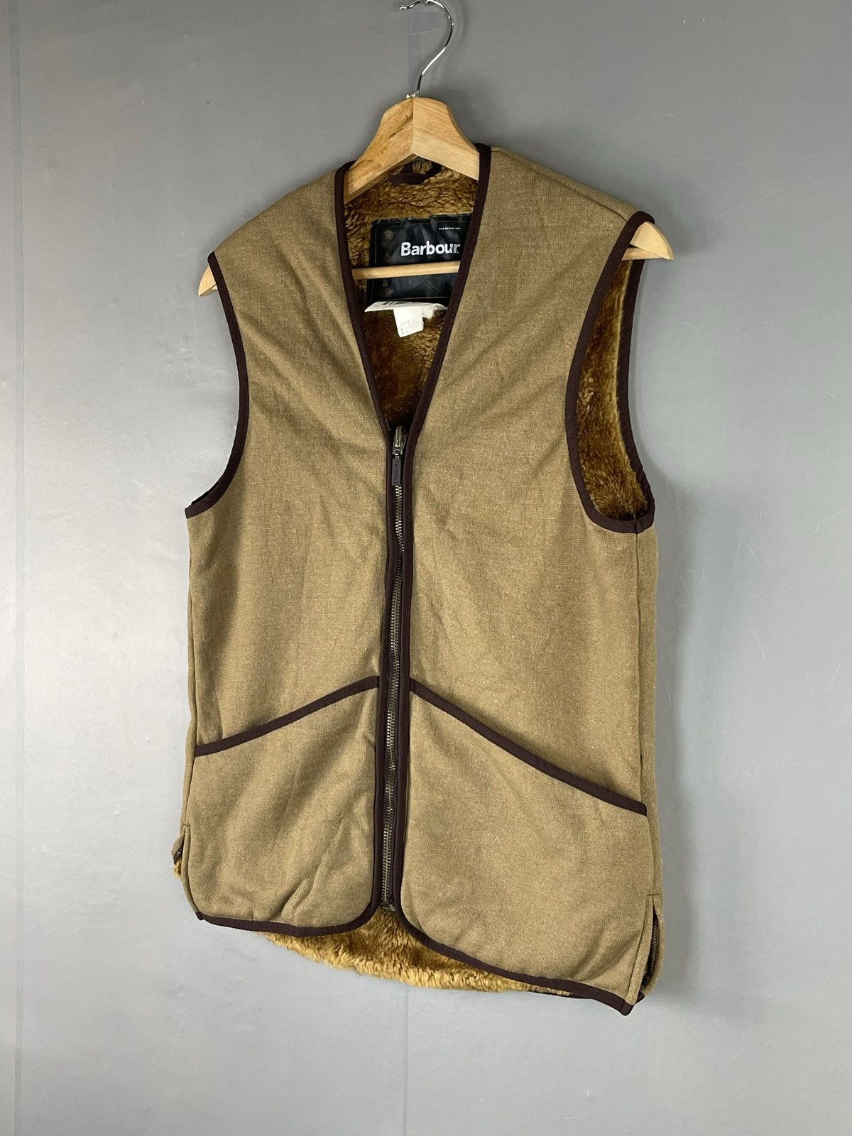 Barbour VINTAGE BARBOUR AW05 Warm Pile Lining Brown Vest Size US S / EU 44-46 / 1 - 3 Thumbnail