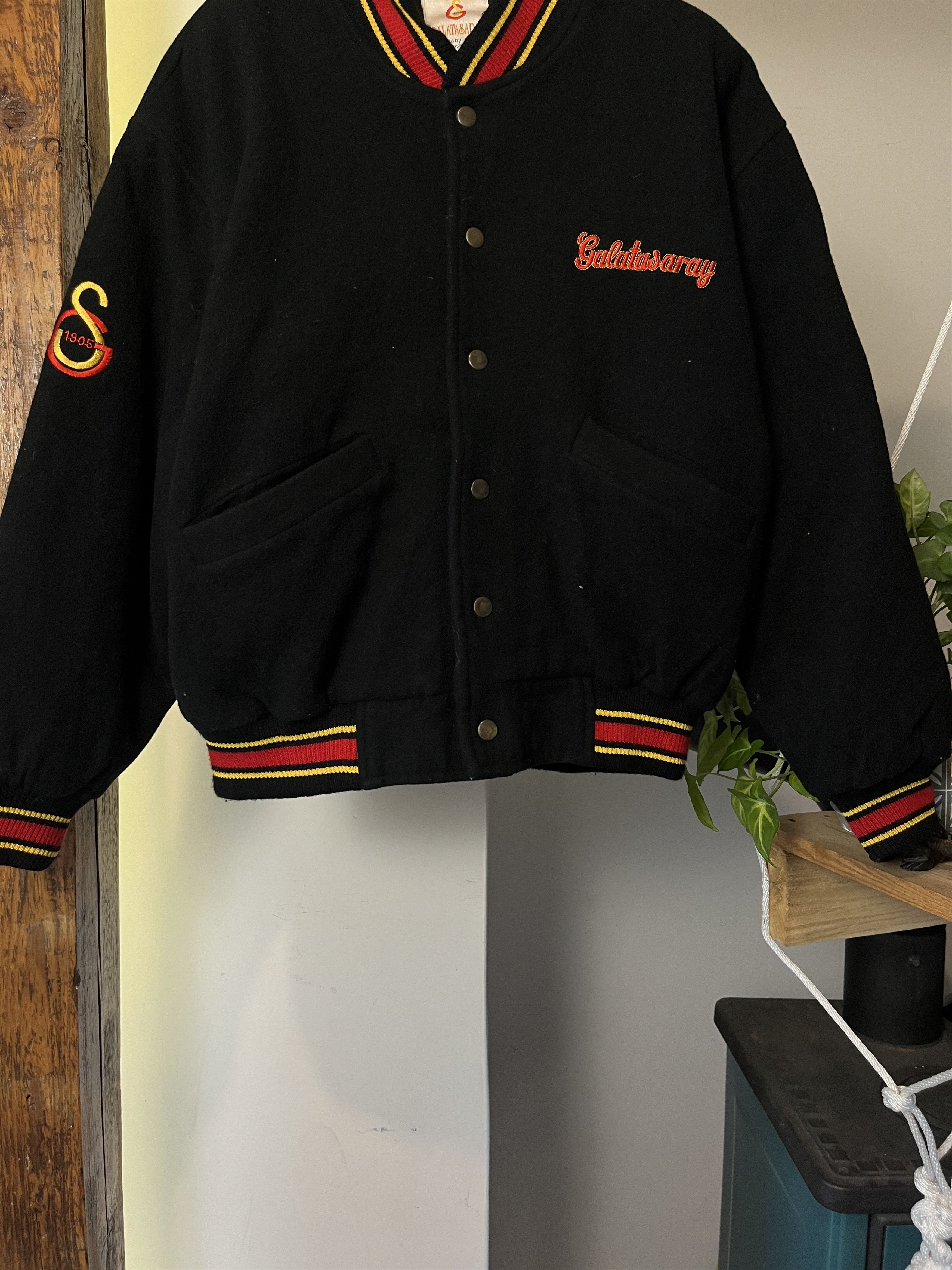 Vintage Vintage 90’s Galatasaray SK Wool Varsity Soccer Jacket Size US M / EU 48-50 / 2 - 6 Thumbnail