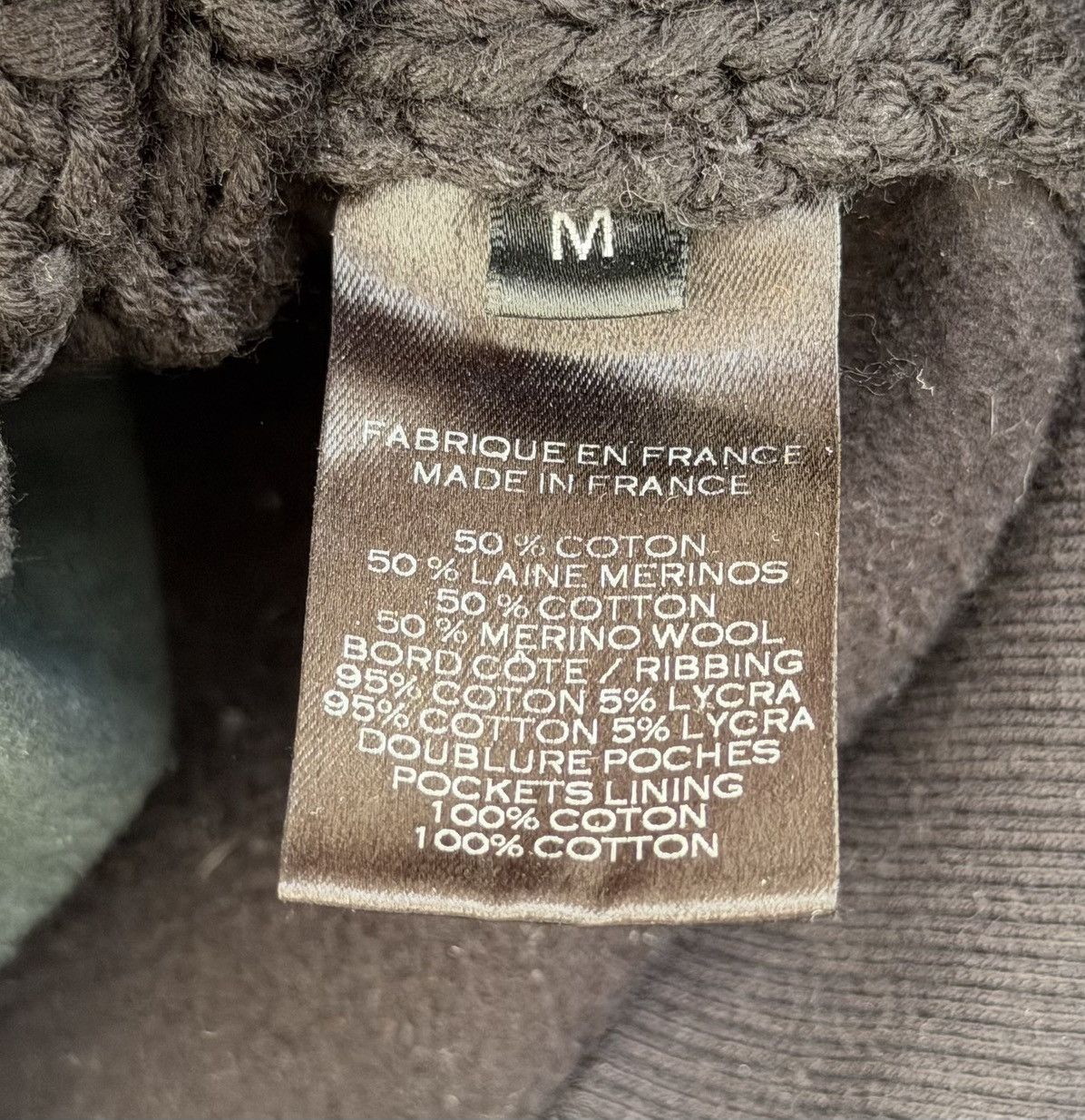 Balmain BALMAIN FW2014 Army Cabel Knit Zip Sweater Decarnin Black Size US M / EU 48-50 / 2 - 15 Thumbnail