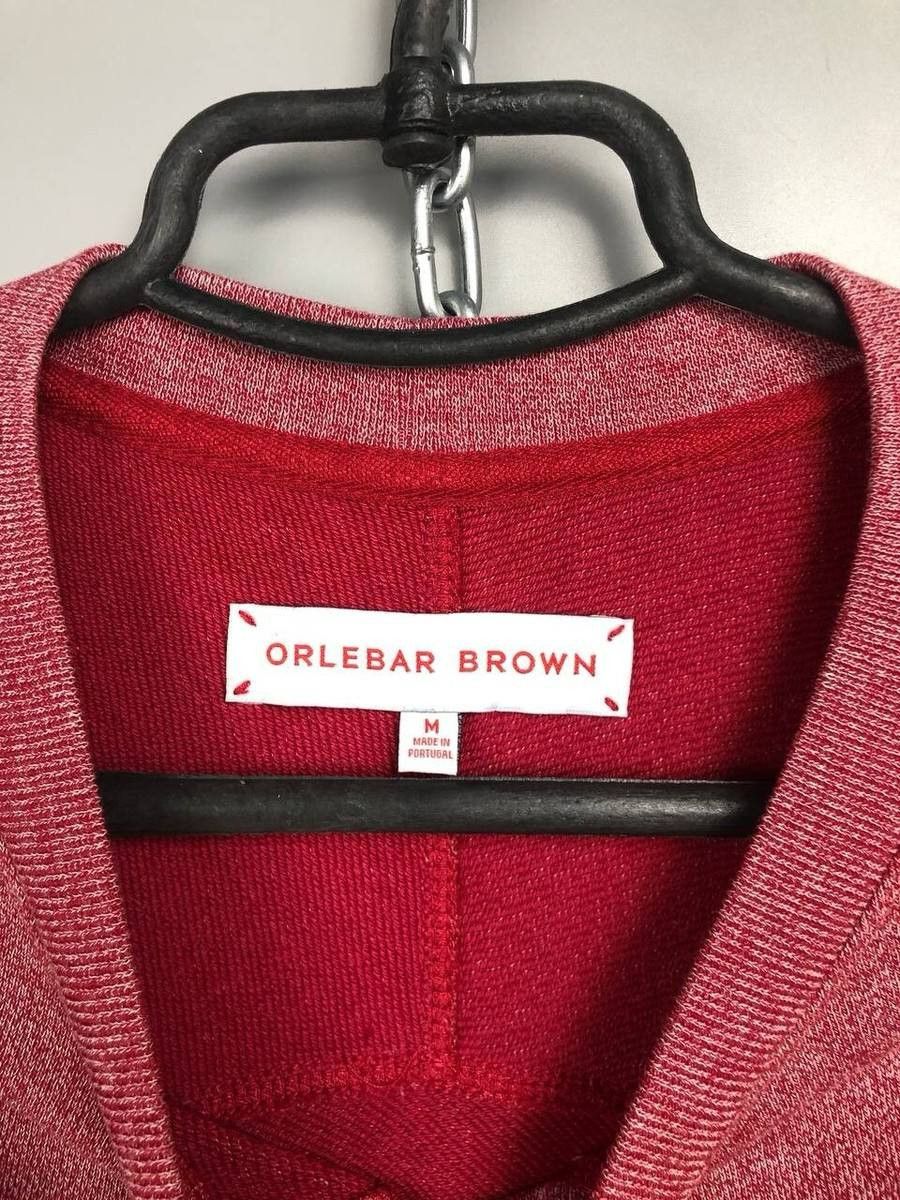 Orlebar Brown Orlebar Brown Men’s Red Sweatshirt Size M Size US M / EU 48-50 / 2 - 5 Thumbnail