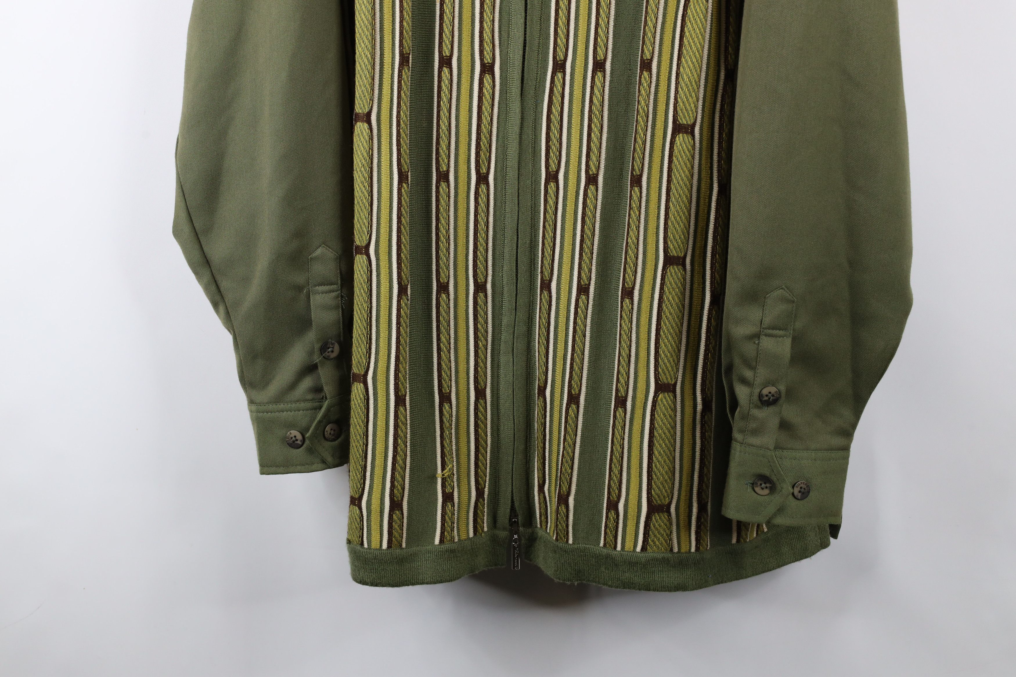 Vintage Vintage 90s Coogi Style Bassmaster Full Zip Collared Shirt Size US XXL / EU 58 / 5 - 3 Thumbnail