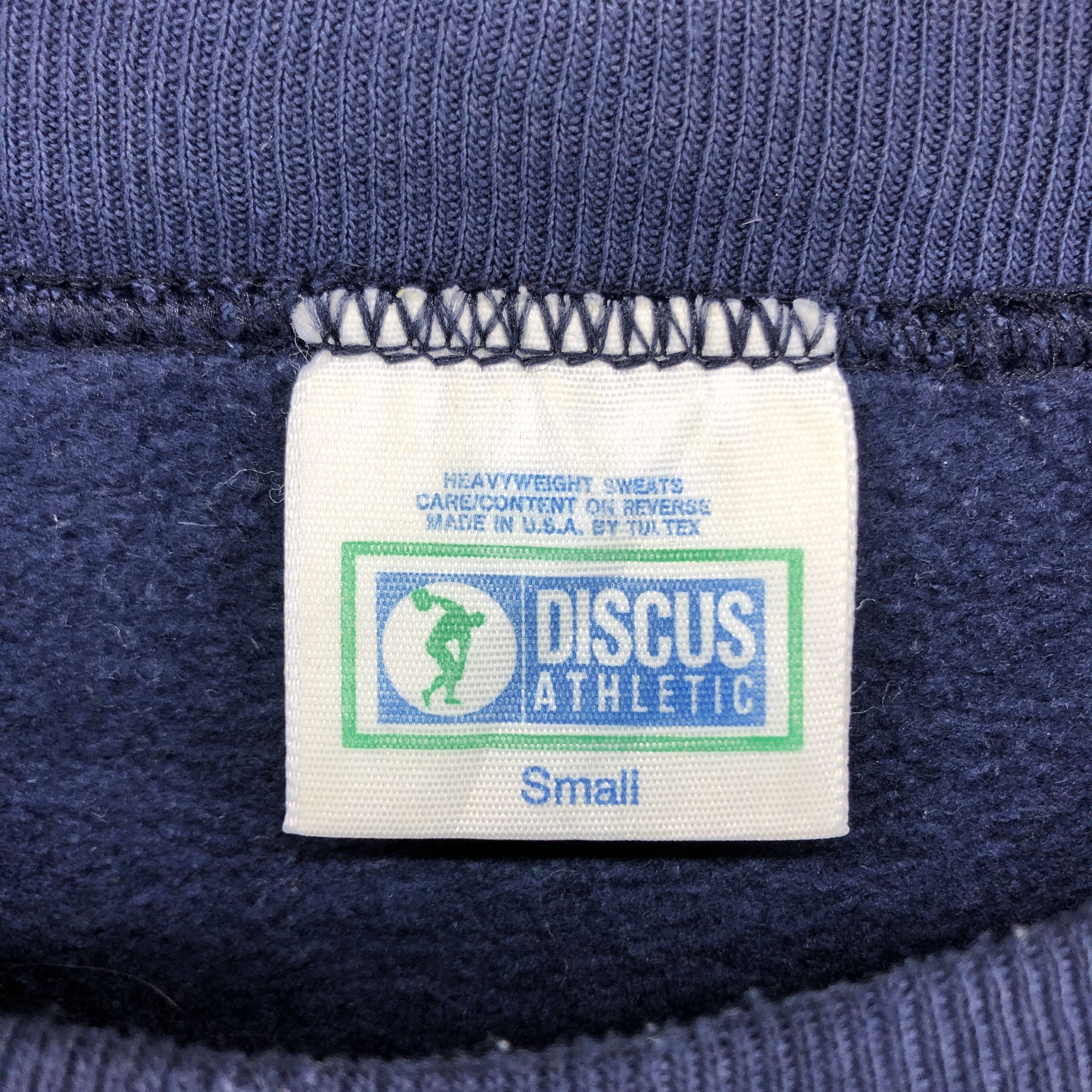 Tultex 90s Vintage DISCUS ATHLETIC Crew Neck Sweatshirt #0431/R Size US S / EU 44-46 / 1 - 5 Thumbnail