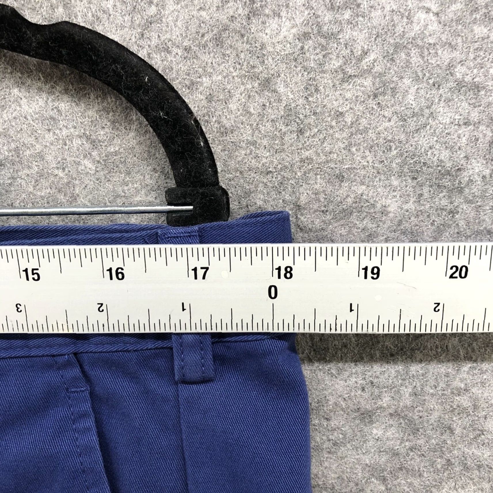 Brooks Brothers Brooks Brothers 346 Chino Pants Mens 36x32 Blue Flat Front Straight Leg Cotton Dress Casual Workwear Size US 36 / EU 52 - 6 Thumbnail