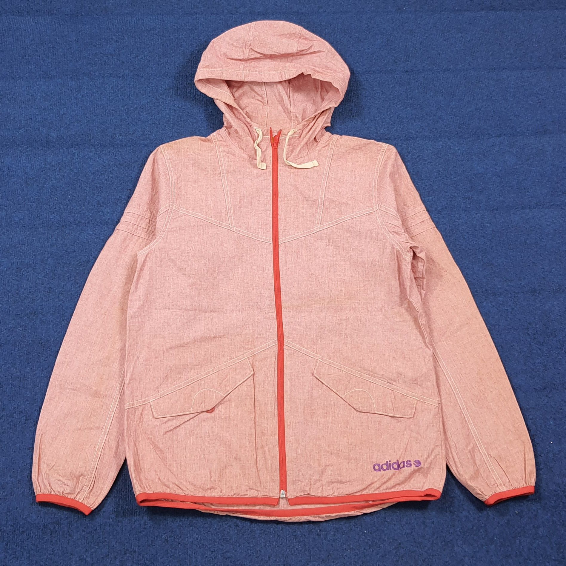 Adidas Vintage Adidas NEO Label Lightweight Hooded Jacket C279N22 Size US M / EU 48-50 / 2 - 3 Thumbnail
