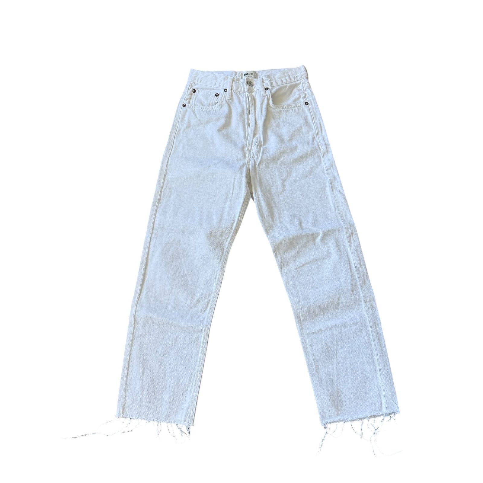 Agolde AGOLDE 90s Crop Jean Element Wash Raw Hem Size 23" - 2 Thumbnail