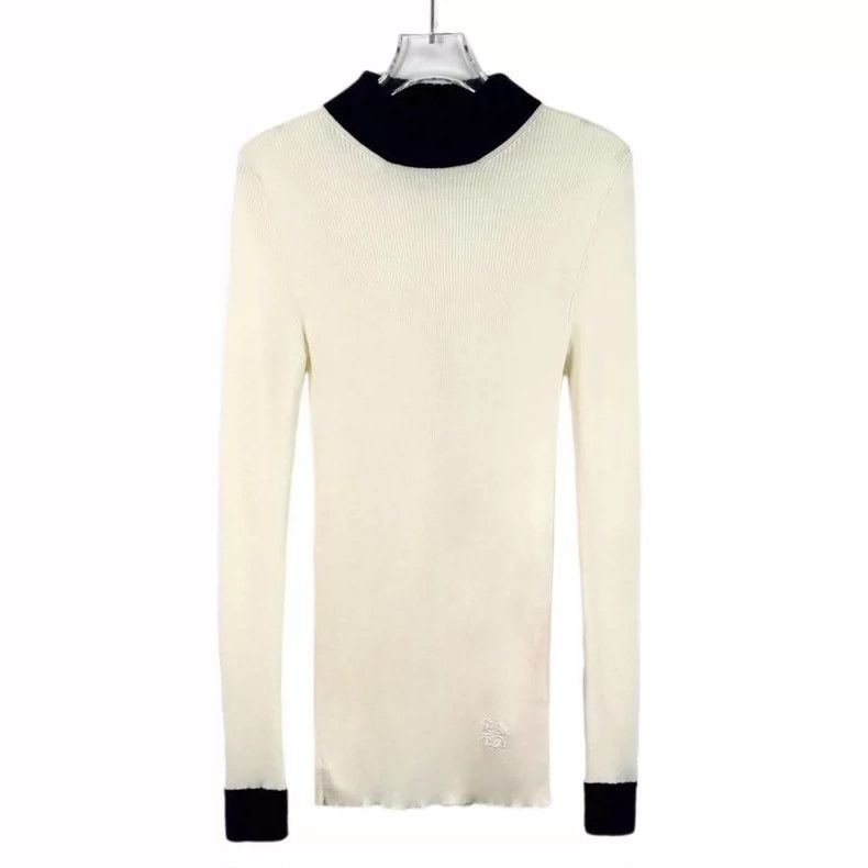 Loewe Loewe Miumium logo embroidered wool half high collar long Size M / US 6-8 / IT 42-44 - 1 Thumbnail