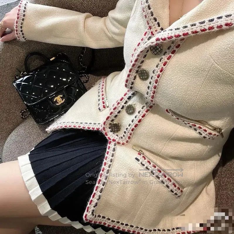 Chanel Chanel Beige Long Sleeve Cardigan for Women . Size L / US 10 / IT 46 - 8 Thumbnail