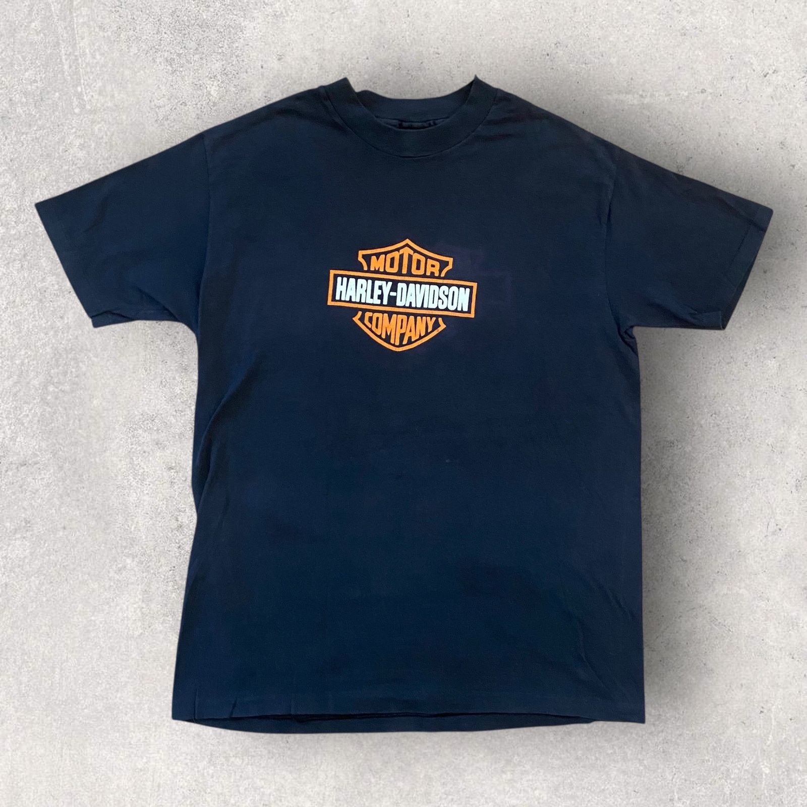 Harley Davidson × Vintage Vintage 90s Cap'n Scott's Motorcycle & Surf Shop T Shirt Size US L / EU 52-54 / 3 - 2 Thumbnail