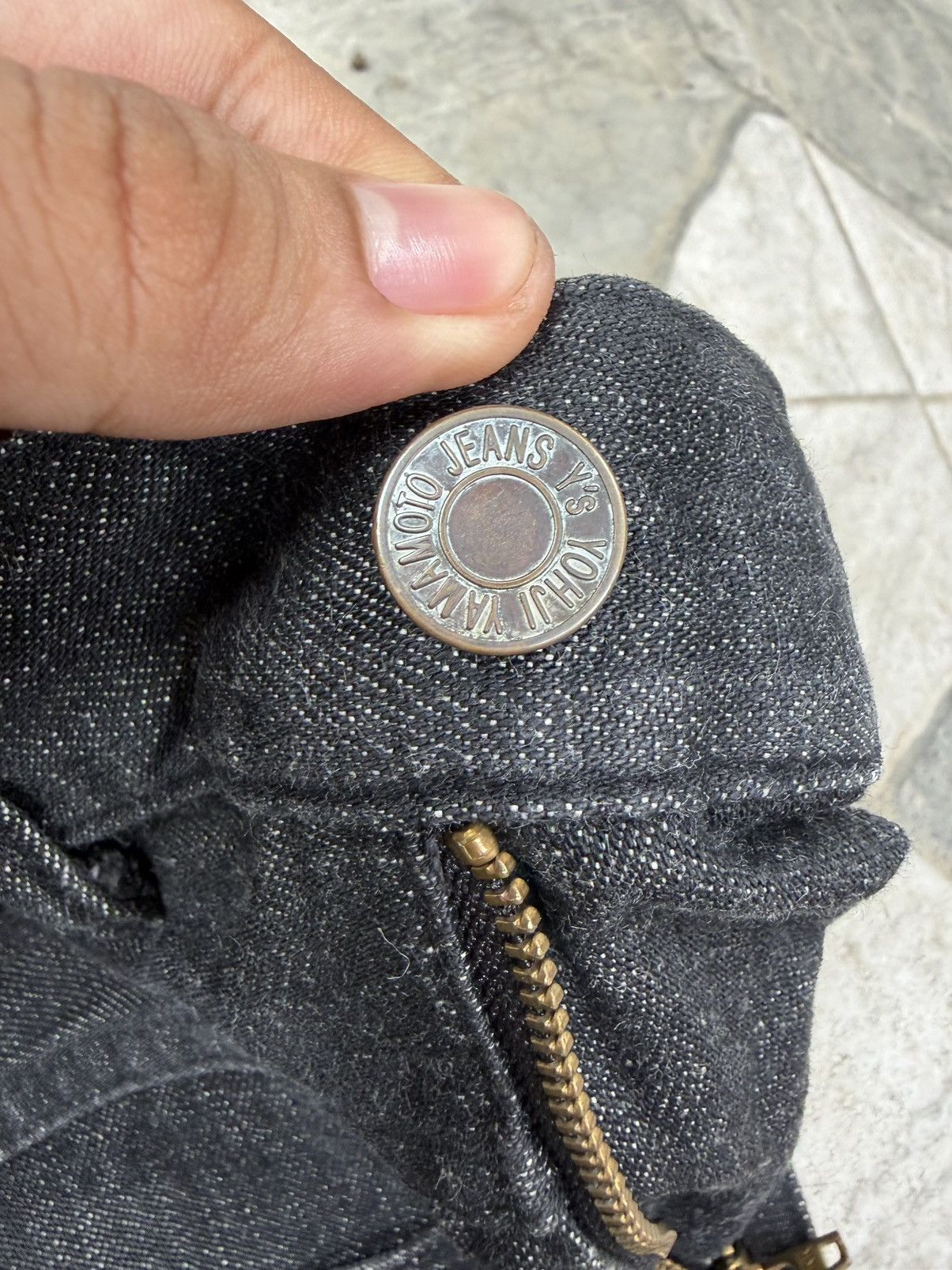 Yohji Yamamoto Y’s by Yohji Yamamoto Asymmetrical Sideways Denim Size US 34 / EU 50 - 8 Thumbnail