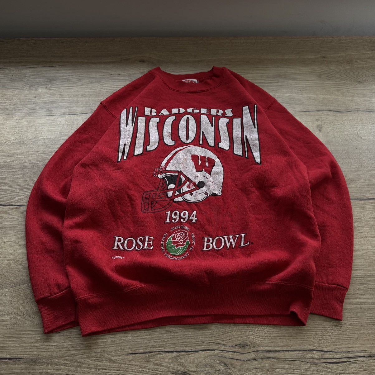NFL × Nutmeg Wisconsin badgers vintage 1994 crewneck Size US L / EU 52-54 / 3 - 1 Thumbnail