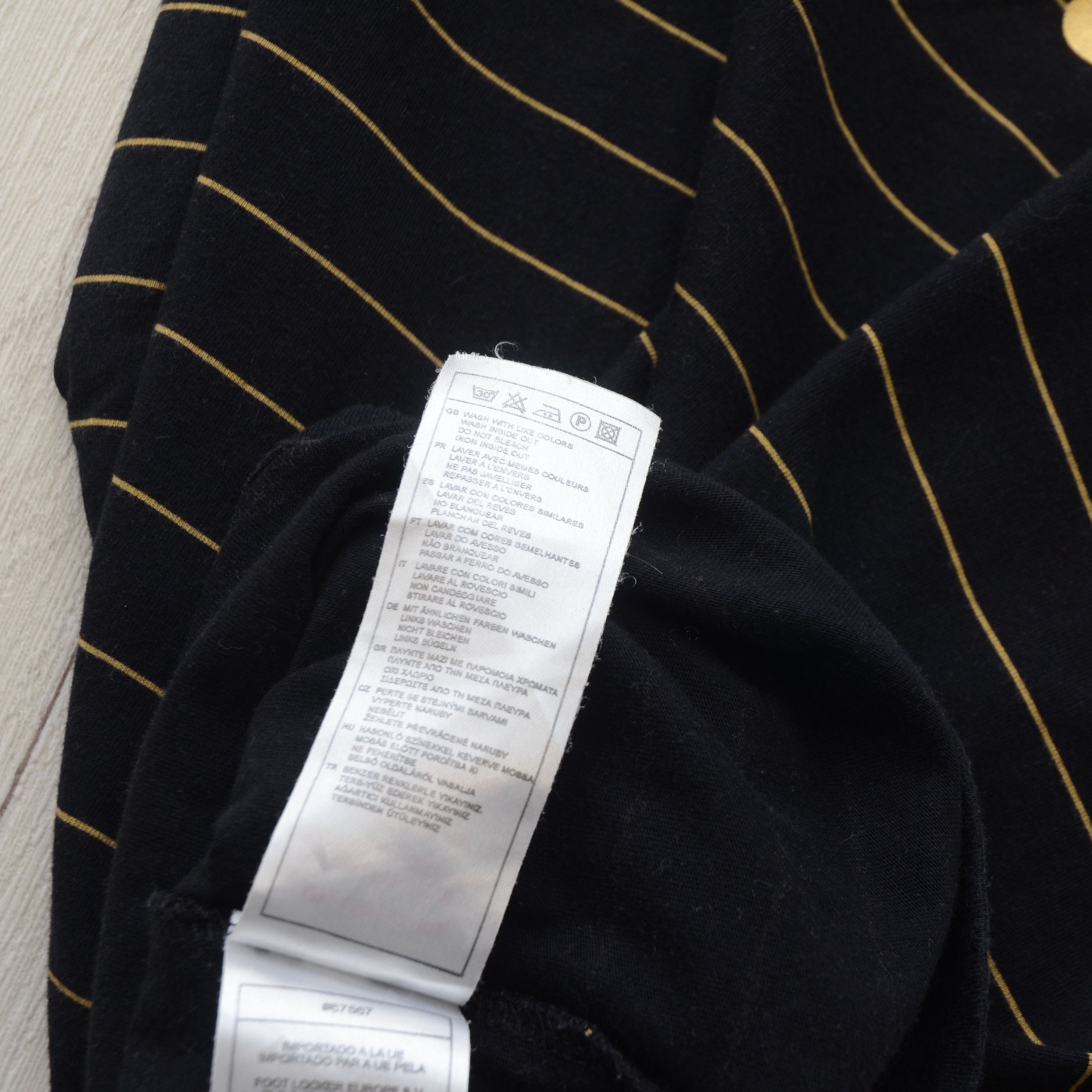 Majestic × New York Yankees × Vintage New York Yankees MAJESTIC T-Shirt Black Gold Tee Rare Sz L-M Size US L / EU 52-54 / 3 - 10 Thumbnail