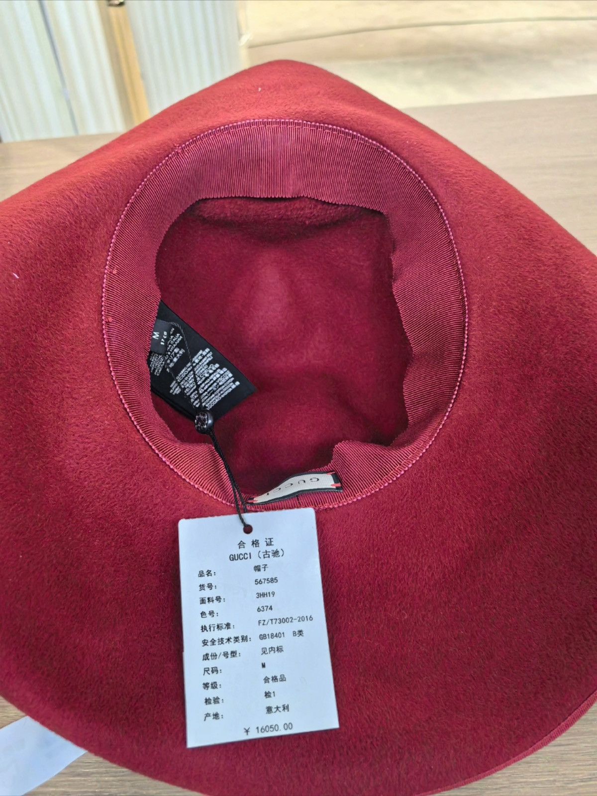 Gucci GUCCI FELT FEDORA HAT Size ONE SIZE - 6 Thumbnail