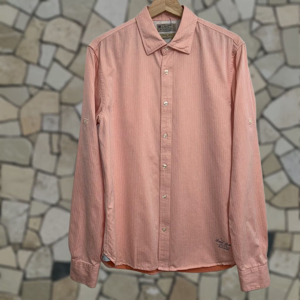 Scotch & Soda Scotch & Soda Amsterdam Couture Button Up Salmon Shirt Long Sleeve Medium Size US M / EU 48-50 / 2 - 1 Thumbnail