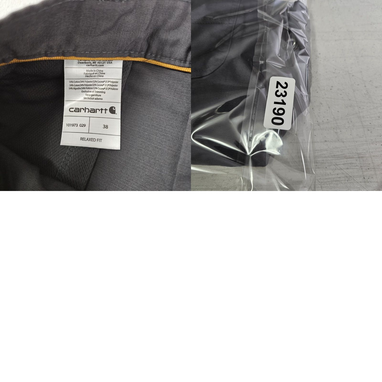 Carhartt Carhartt Shorts Mens 38 Gray Force Extremes Relaxed Fit Cargo Zip Pocket Work Size US 38 / EU 54 - 8 Thumbnail