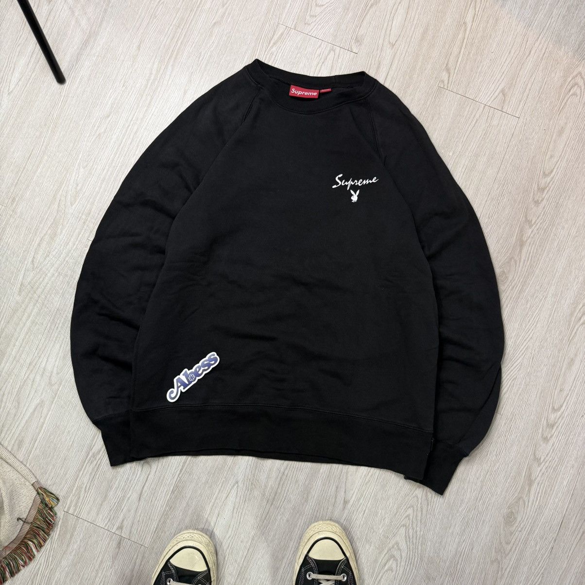 Playboy × Supreme SUPREME x PLAYBOY simple logo side black Size US L / EU 52-54 / 3 - 3 Thumbnail