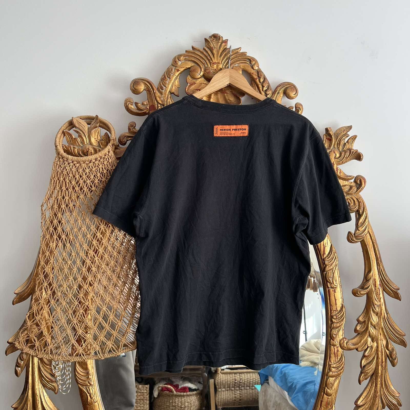 Heron Preston Heron Preston Tee Black Sz M Size US M / EU 48-50 / 2 - 2 Thumbnail