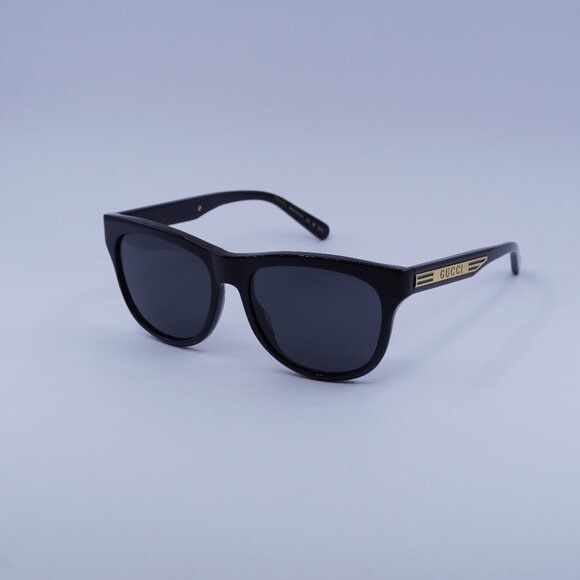 Gucci Gucci GG0980S 001 Sunglasses Black Square Frame Size ONE SIZE - 2 Thumbnail