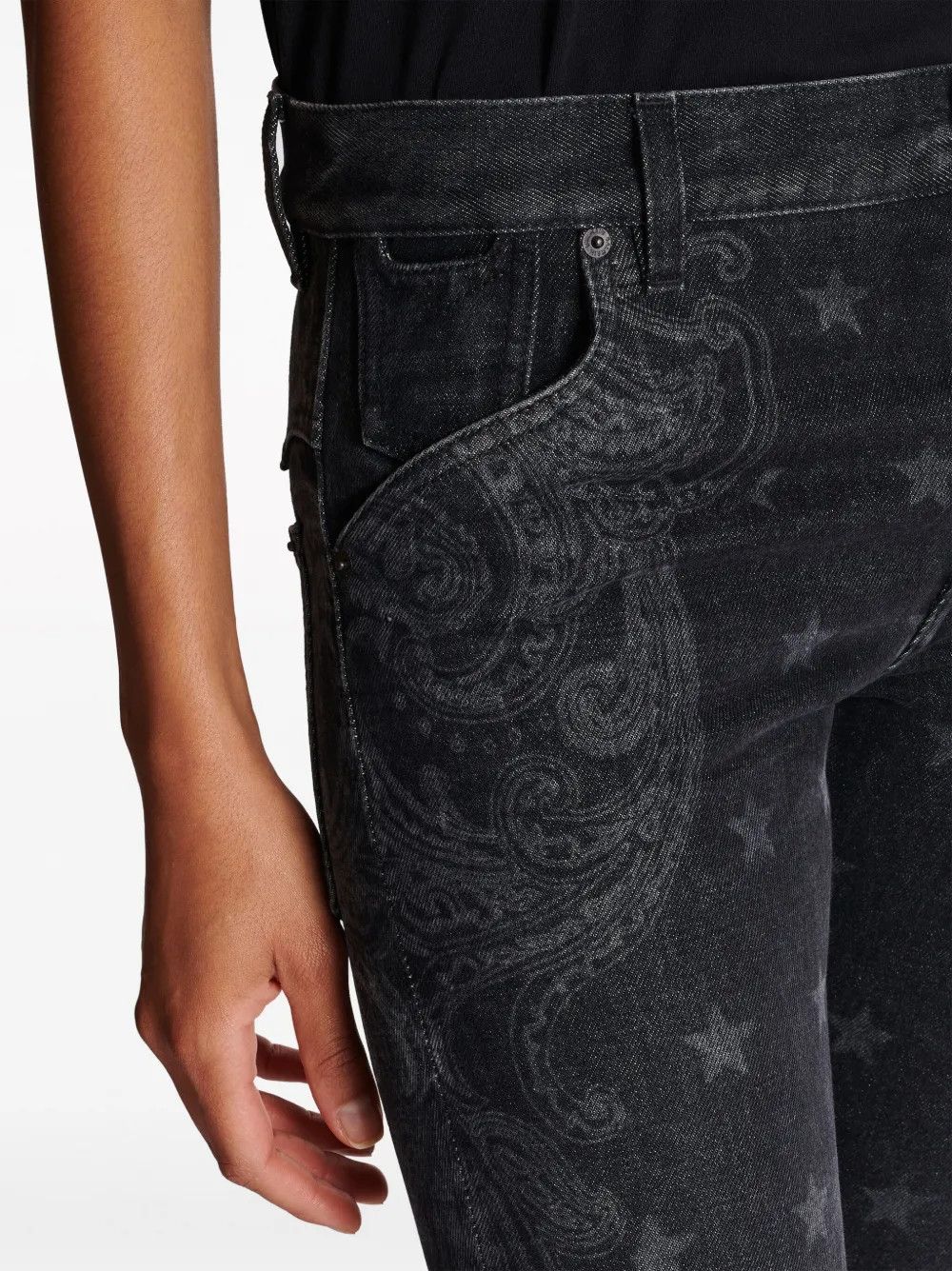 Balmain o1y0625 Denim Pant in Black Size 28" / US 6 / IT 42 - 3 Thumbnail