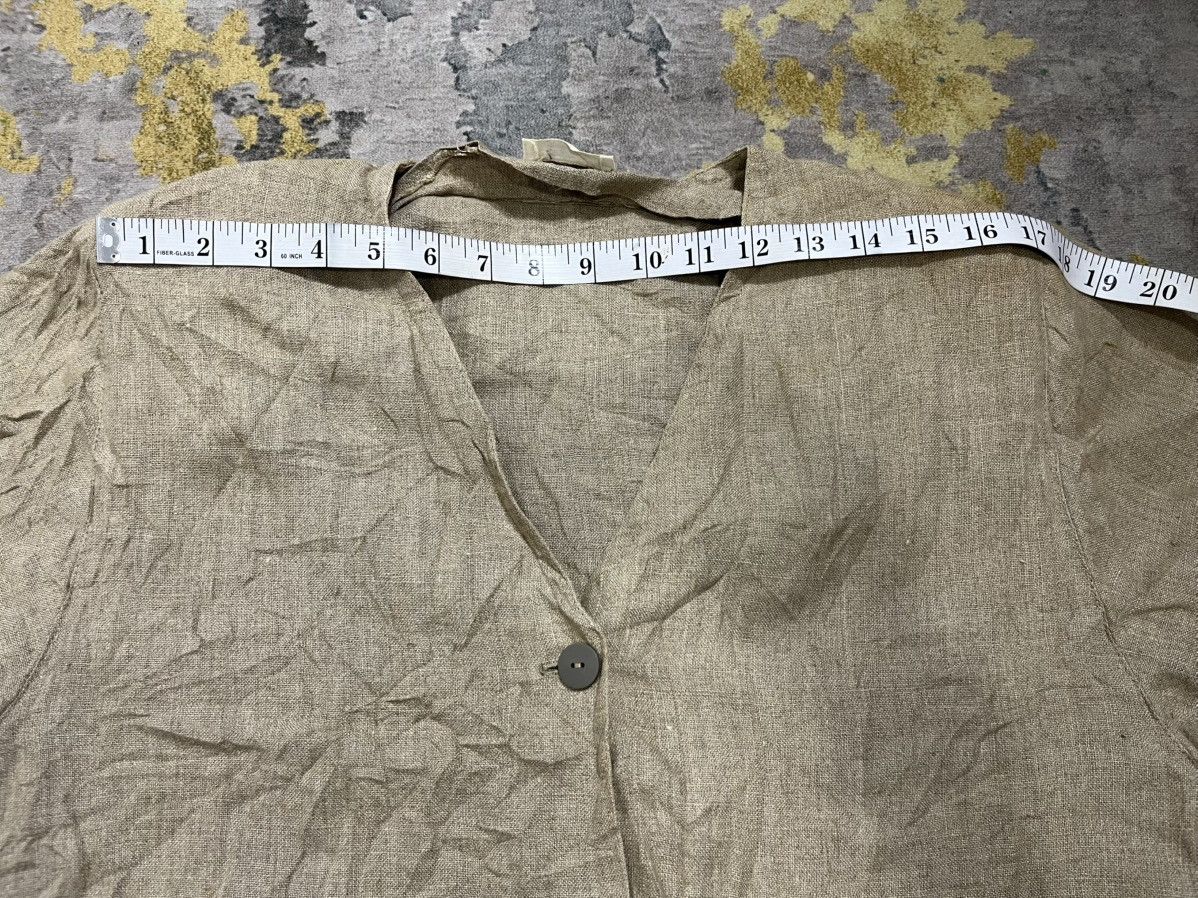 Mila Schon Vintage 80’s Miss Schön by Mila schön Italy Linen jacket Size S / US 4 / IT 40 - 7 Thumbnail