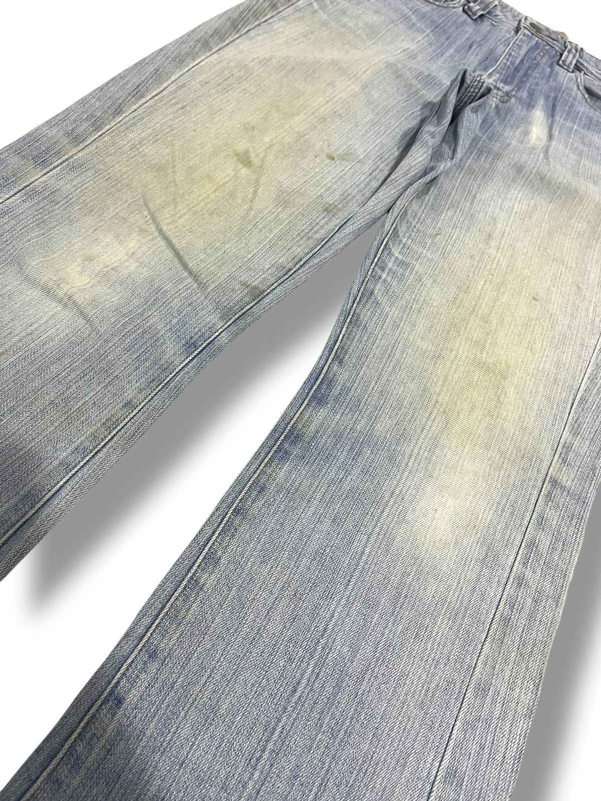 If Six Was Nine × Japanese Brand × Le Grande Bleu (L.G.B.) FLARE💥 VINTAGE JAPANESE BRAND WASHED BLUE DENIM Size US 30 / EU 46 - 3 Thumbnail