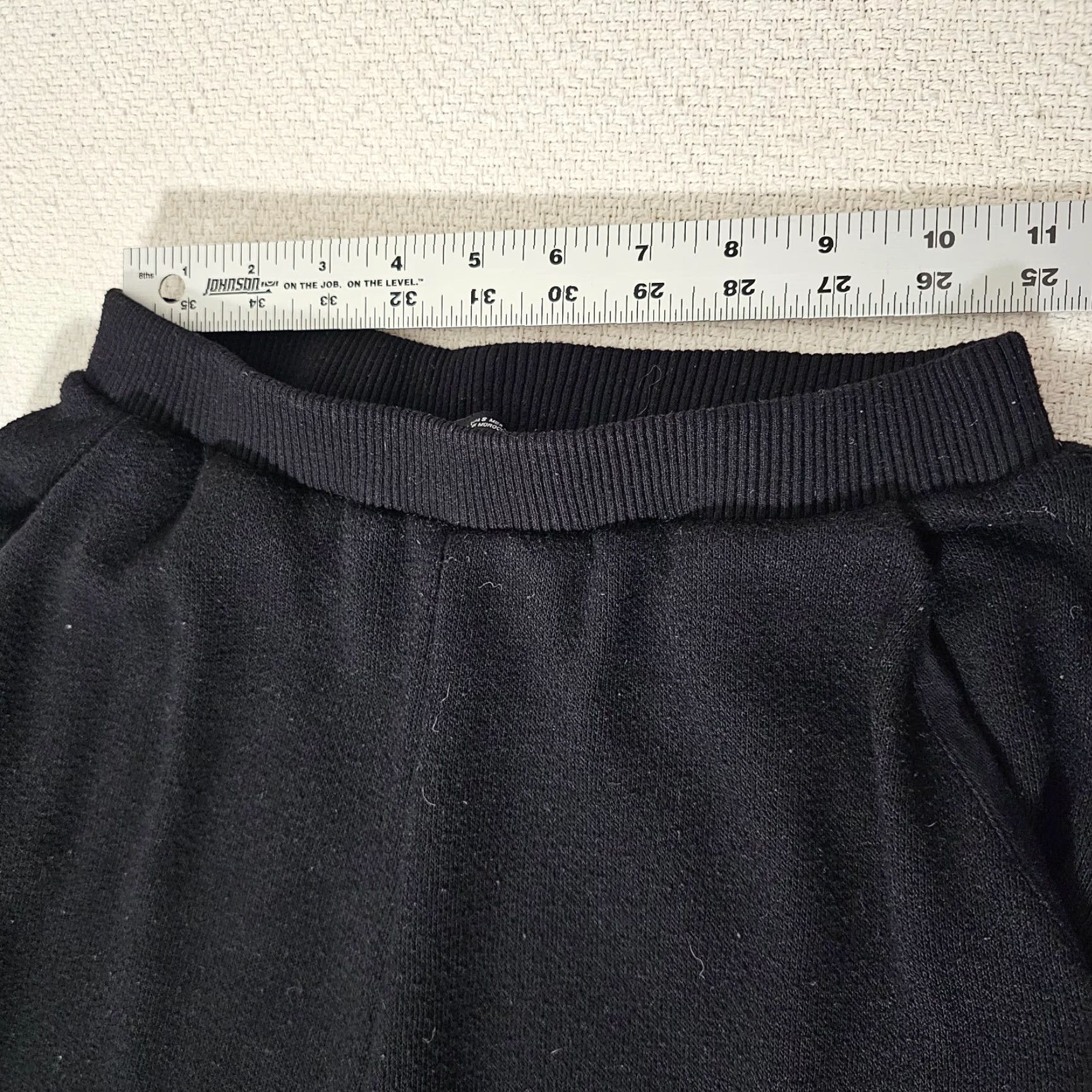 Zara Zara Women's Knit Black Elastic Joggers Tracksuit Size Small Pants Jogger Tapered Regular with Pockets Elastic Waist Size 28" / US 6 / IT 42 - 4 Thumbnail