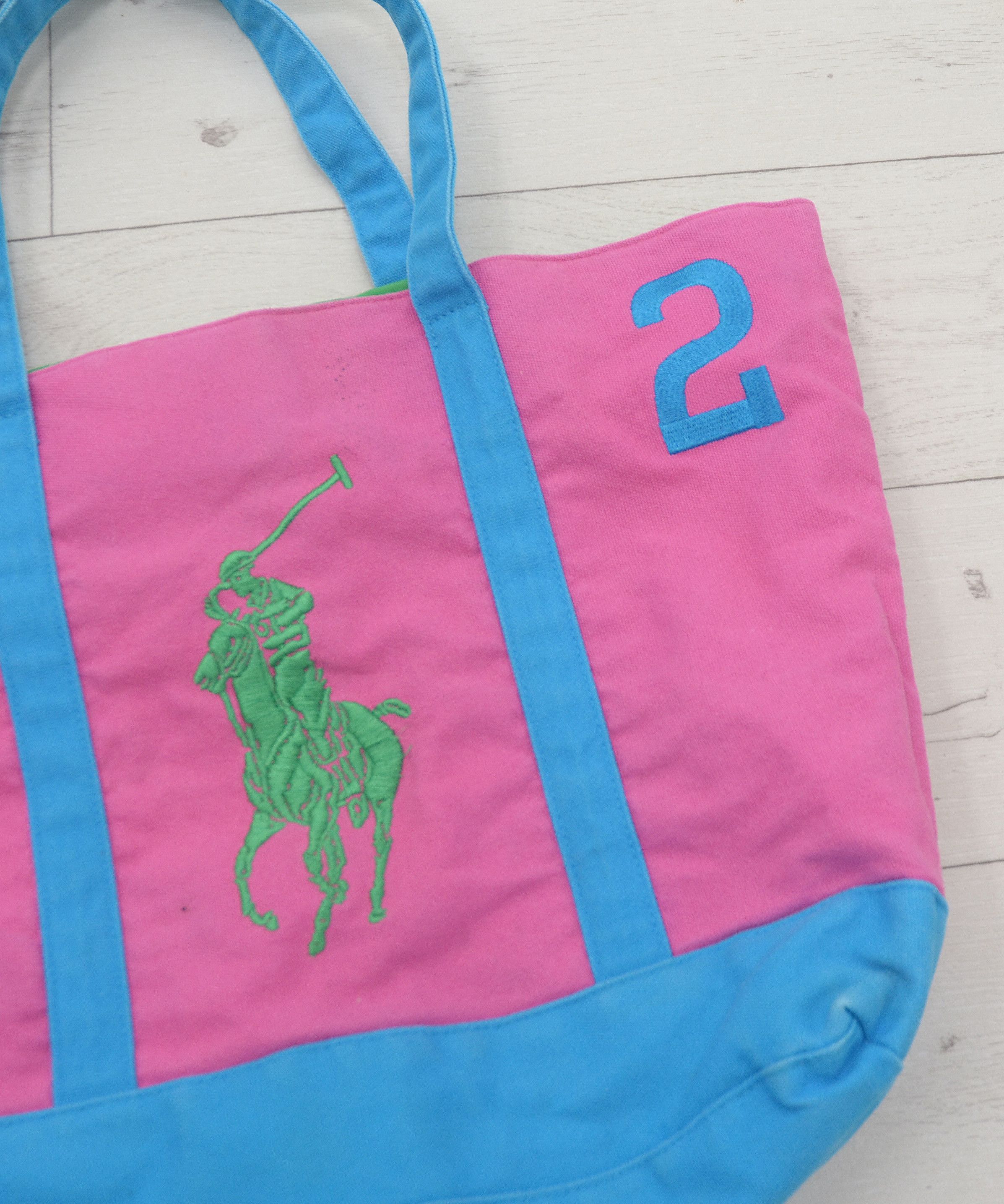 Polo Ralph Lauren Polo Ralph Lauren Tote Bag RL Navy Market Shopper Big ponny Size ONE SIZE - 2 Thumbnail