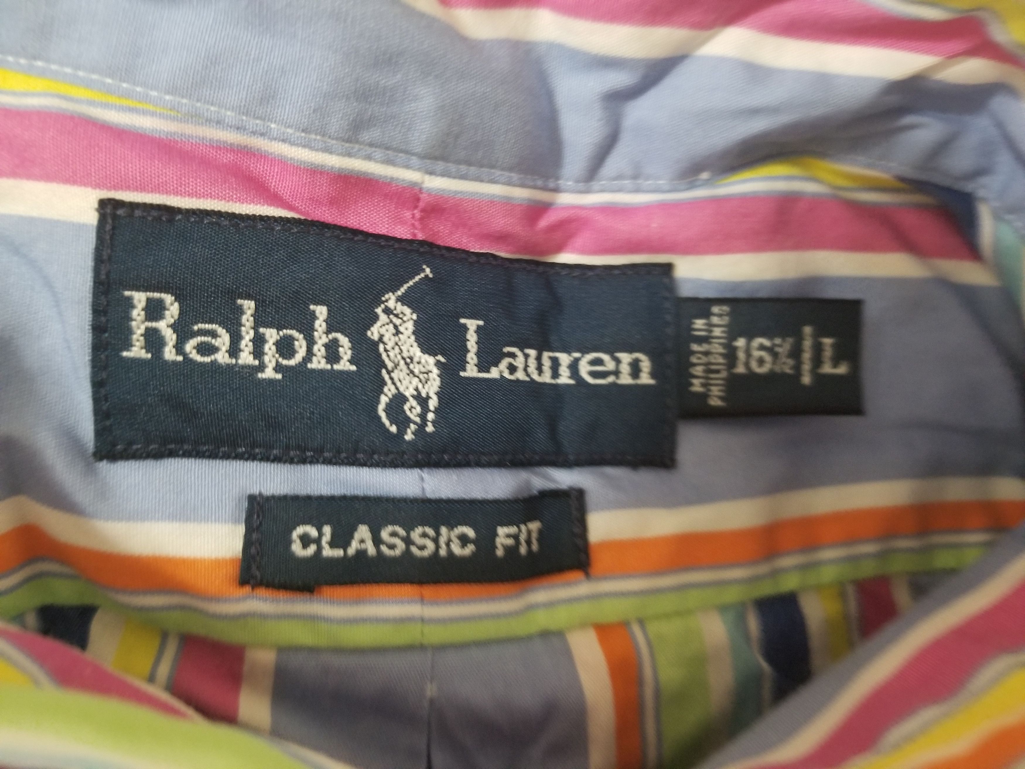 Polo Ralph Lauren MULTICOLOR STRIPES CASUAL Size US L / EU 52-54 / 3 - 5 Thumbnail