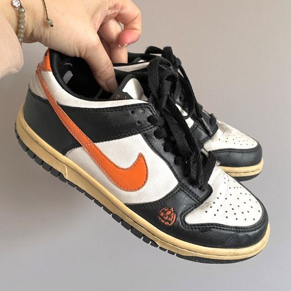 Nike × Vintage Nike Dunk Low GS Halloween - Youth's 5 / Women's 6-6.5US Size US 6.5 / IT 36.5 - 2 Thumbnail
