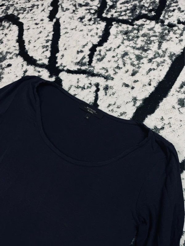 Max Mara Max Mara longsleeve blouse navy blue XS Size XS / US 0-2 / IT 36-38 - 3 Thumbnail